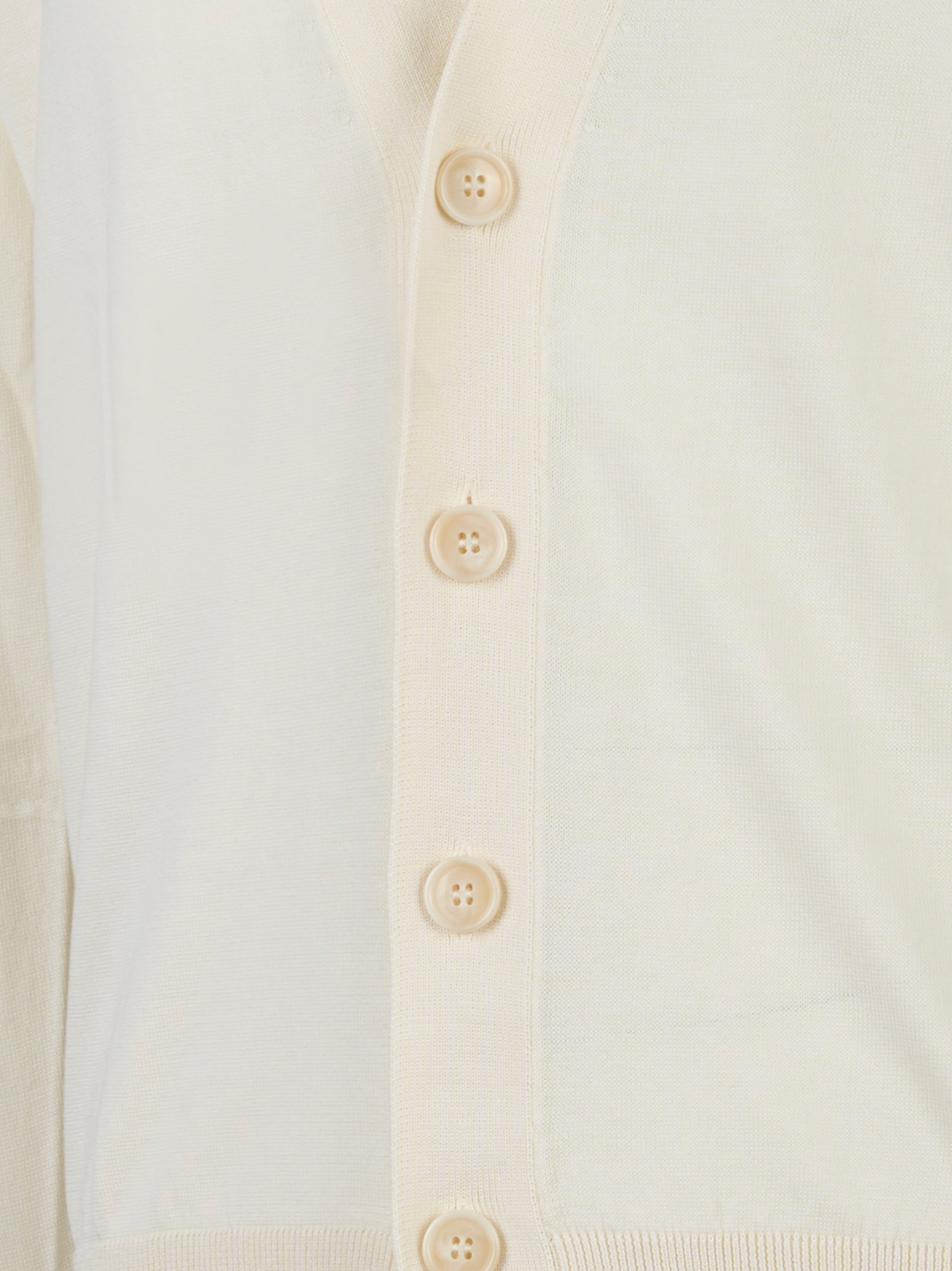 Cardigan finezza 12 Bianco