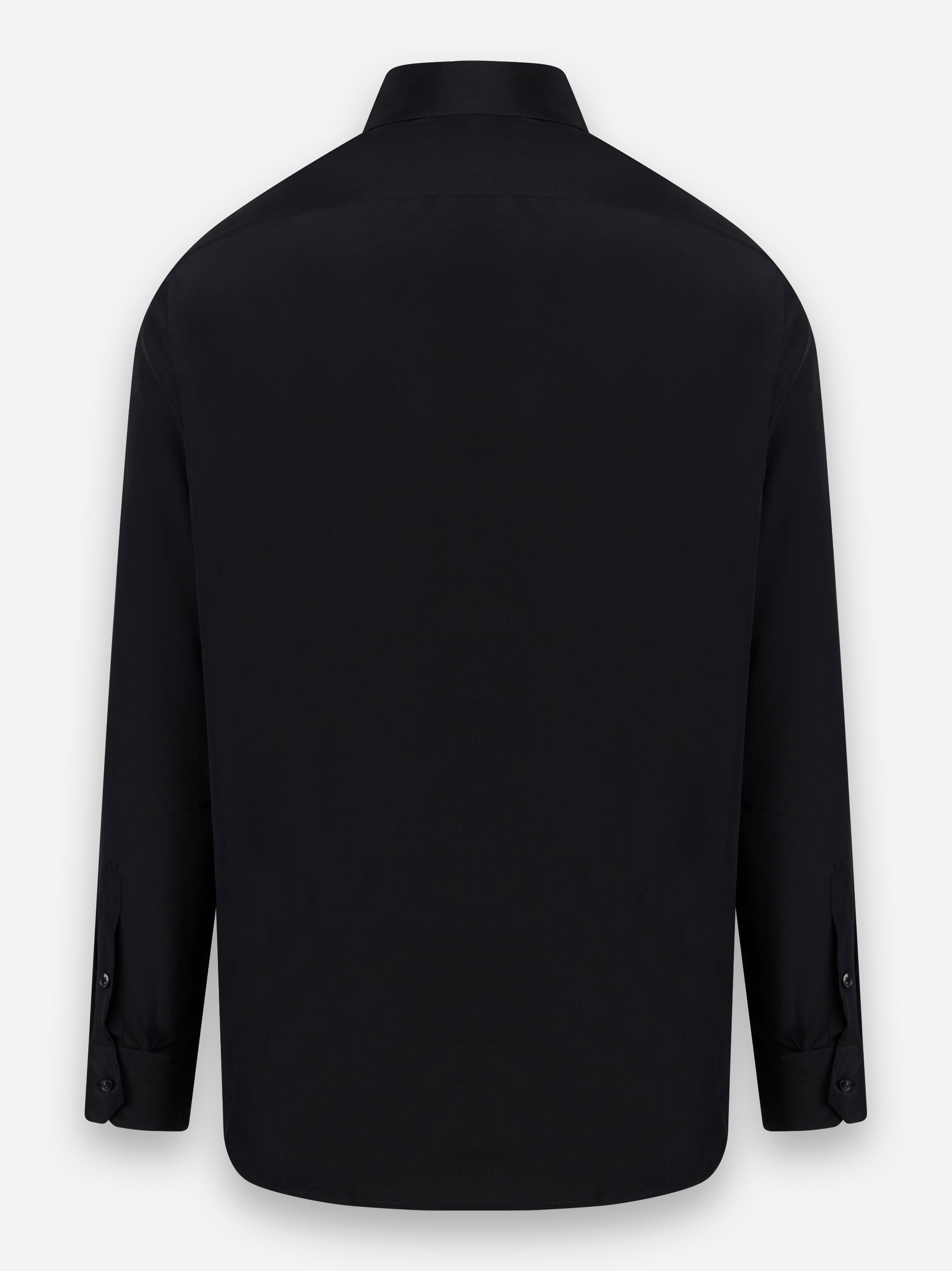 Camica in seta Nero