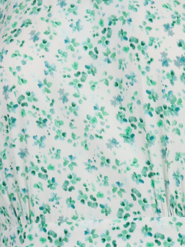 Abito Kimberly corto con manica particolare e fondo svasato Verde
