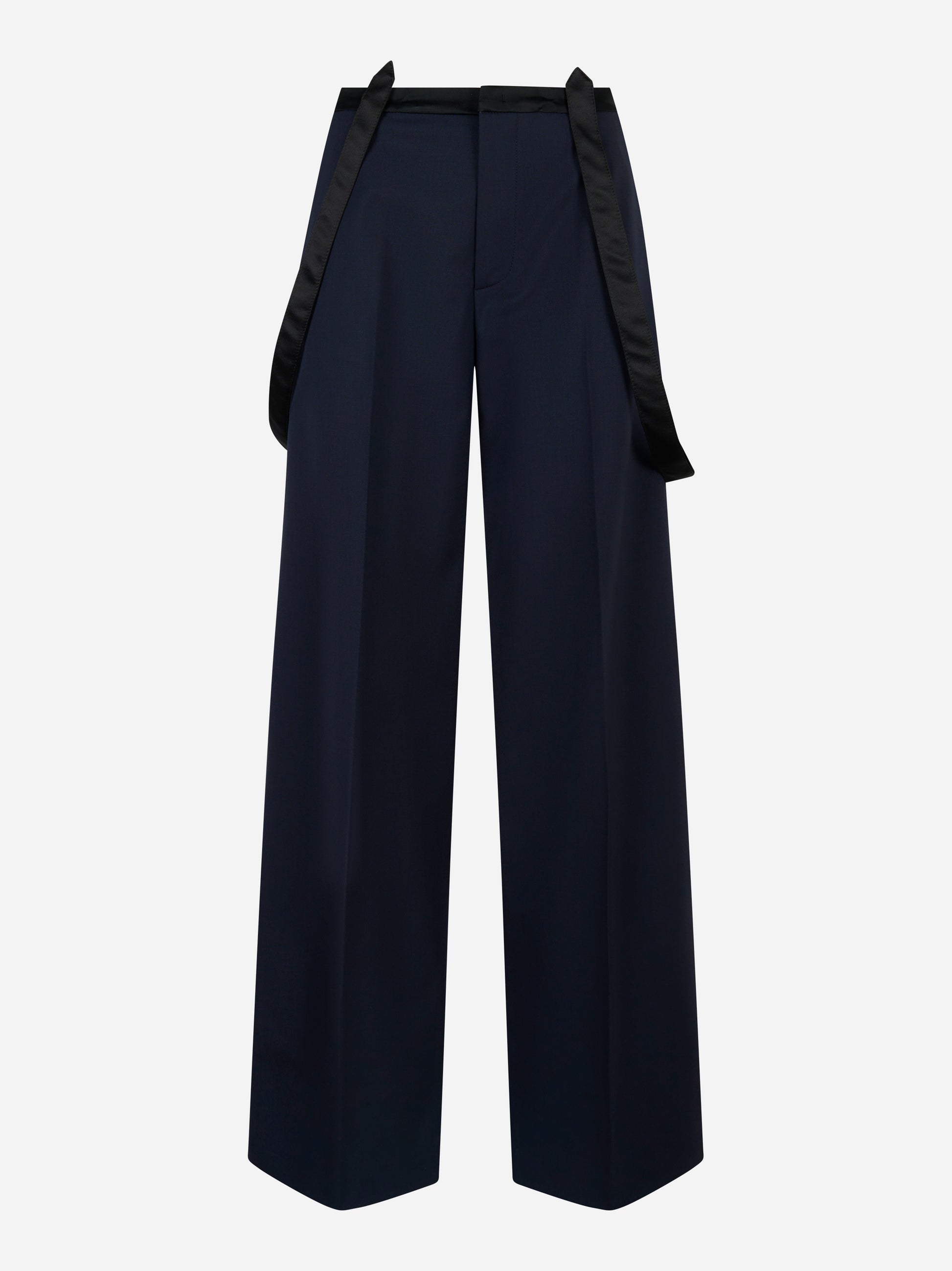 Pantalone Tecla in fresco lana stretch Blu