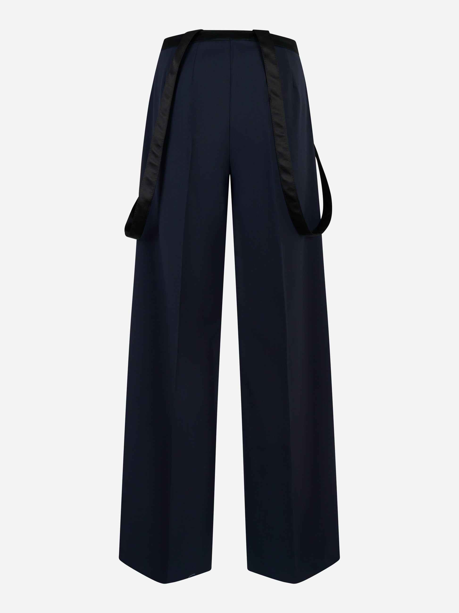 Pantalone Tecla in fresco lana stretch Blu