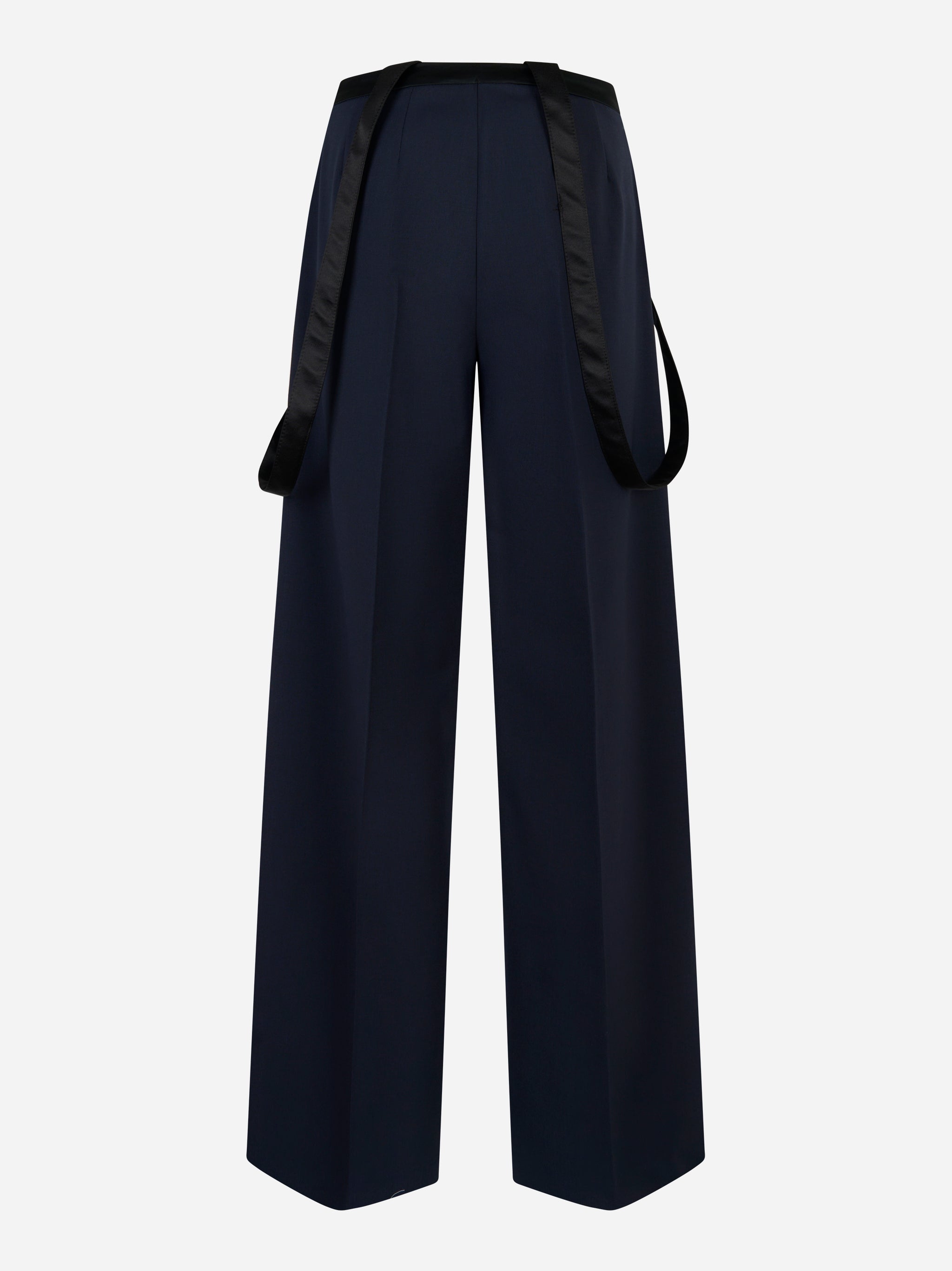 Pantalone Tecla in fresco lana stretch Blu
