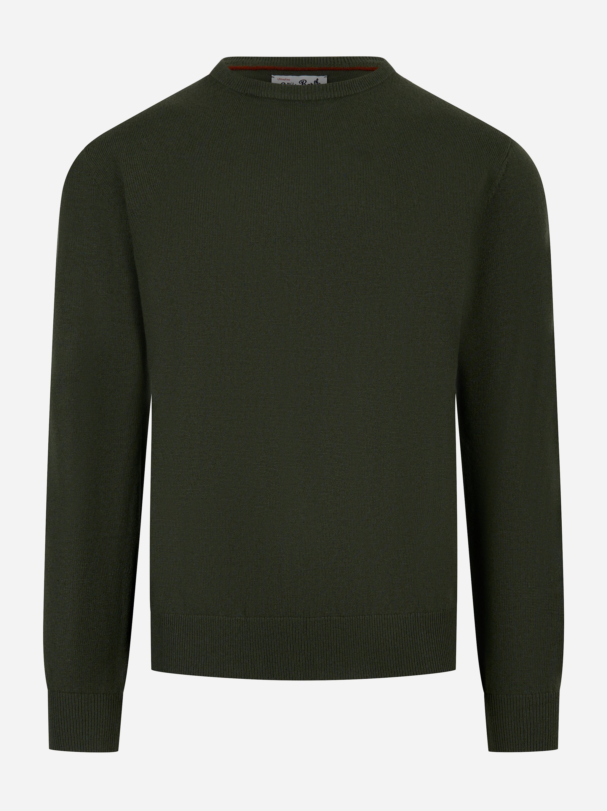 Maglia Regent in lana merinos e cashmere Verde