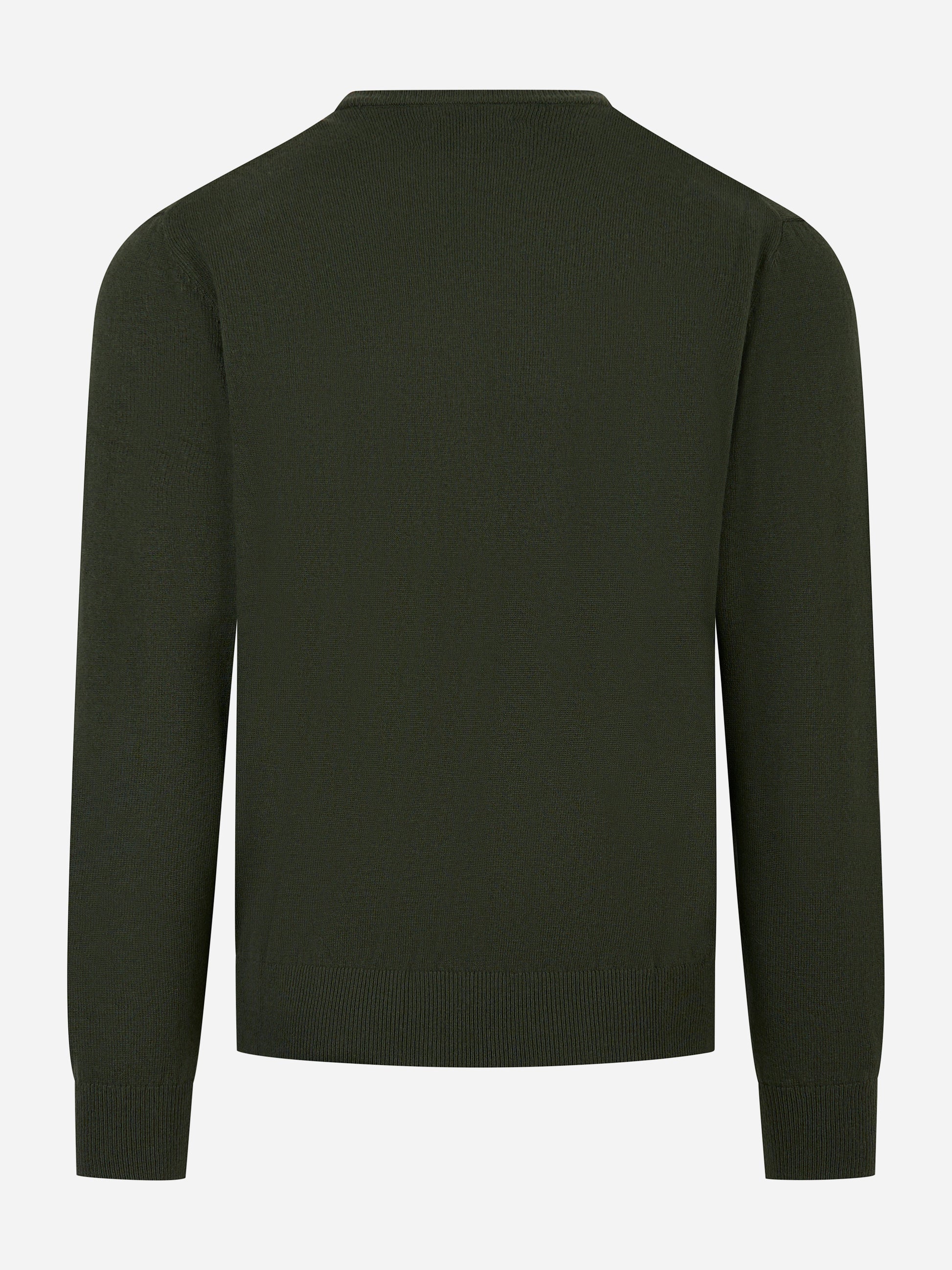 Maglia Regent in lana merinos e cashmere Verde