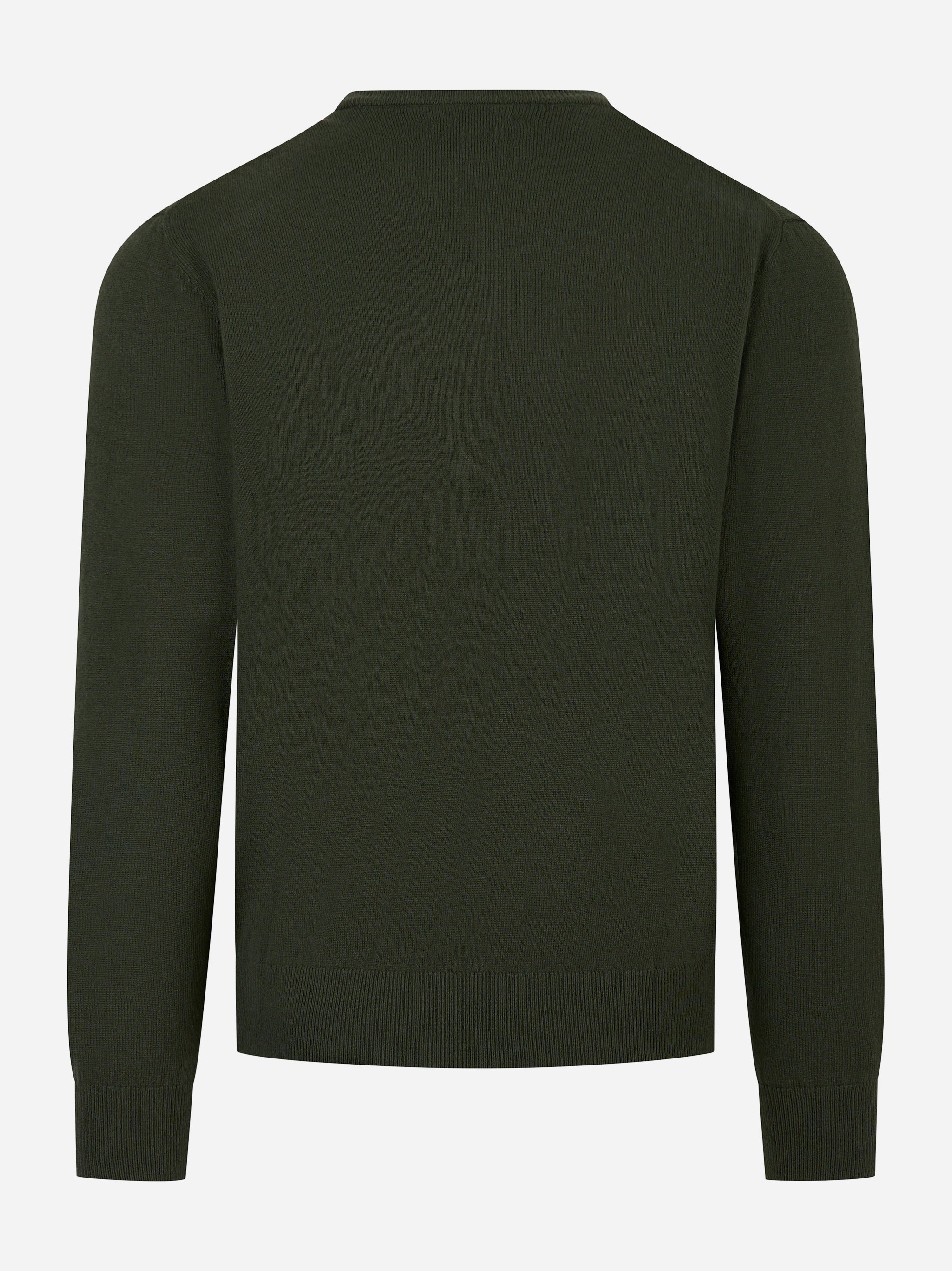 Maglia Regent in lana merinos e cashmere Verde