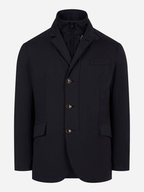 Giacca in nylon Blu