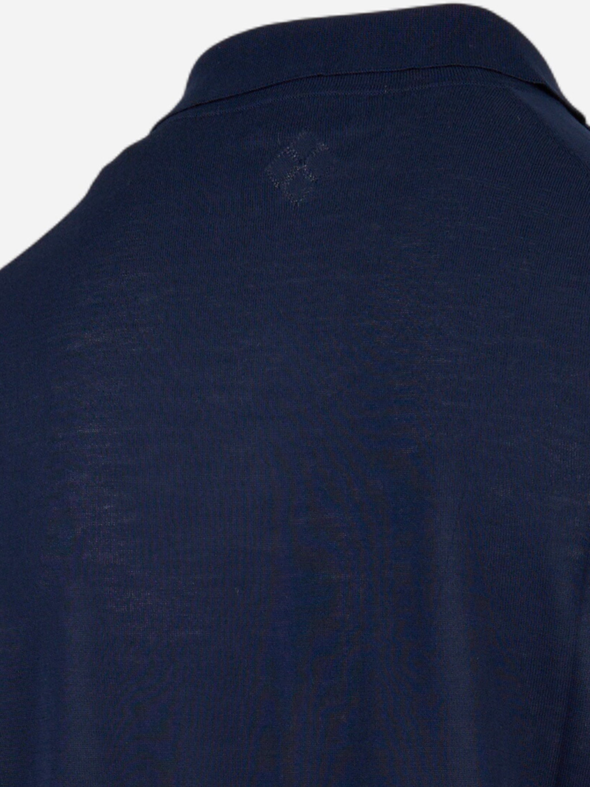 Polo manica corta in cotone Blu