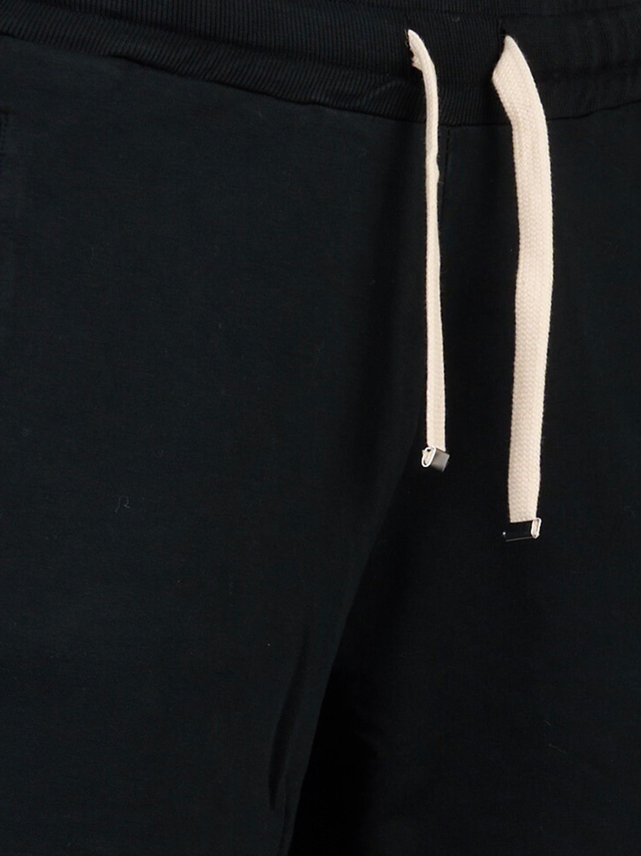 Pantalone jogging in jersey Nero