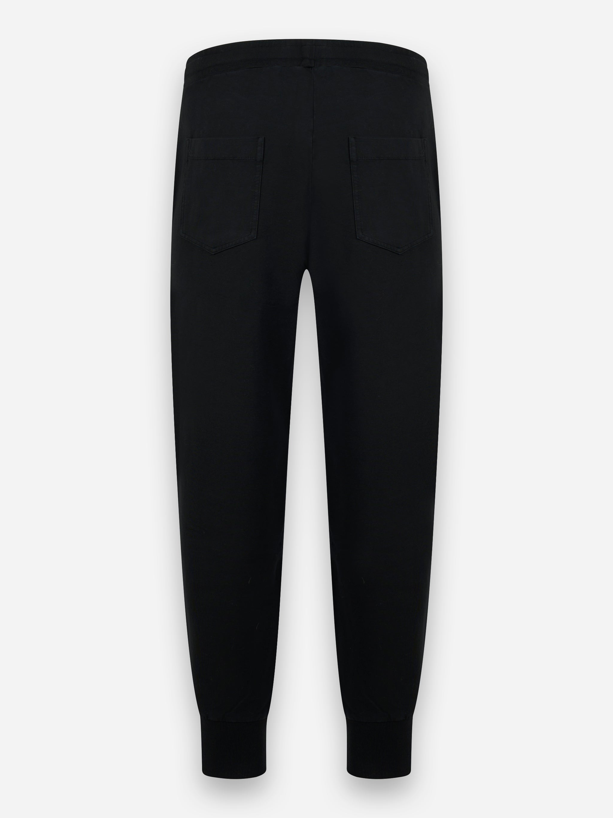 Pantalone jogging in jersey Nero