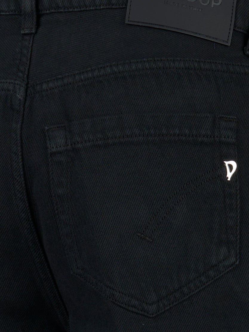 Shorts Evie in bull denim Nero