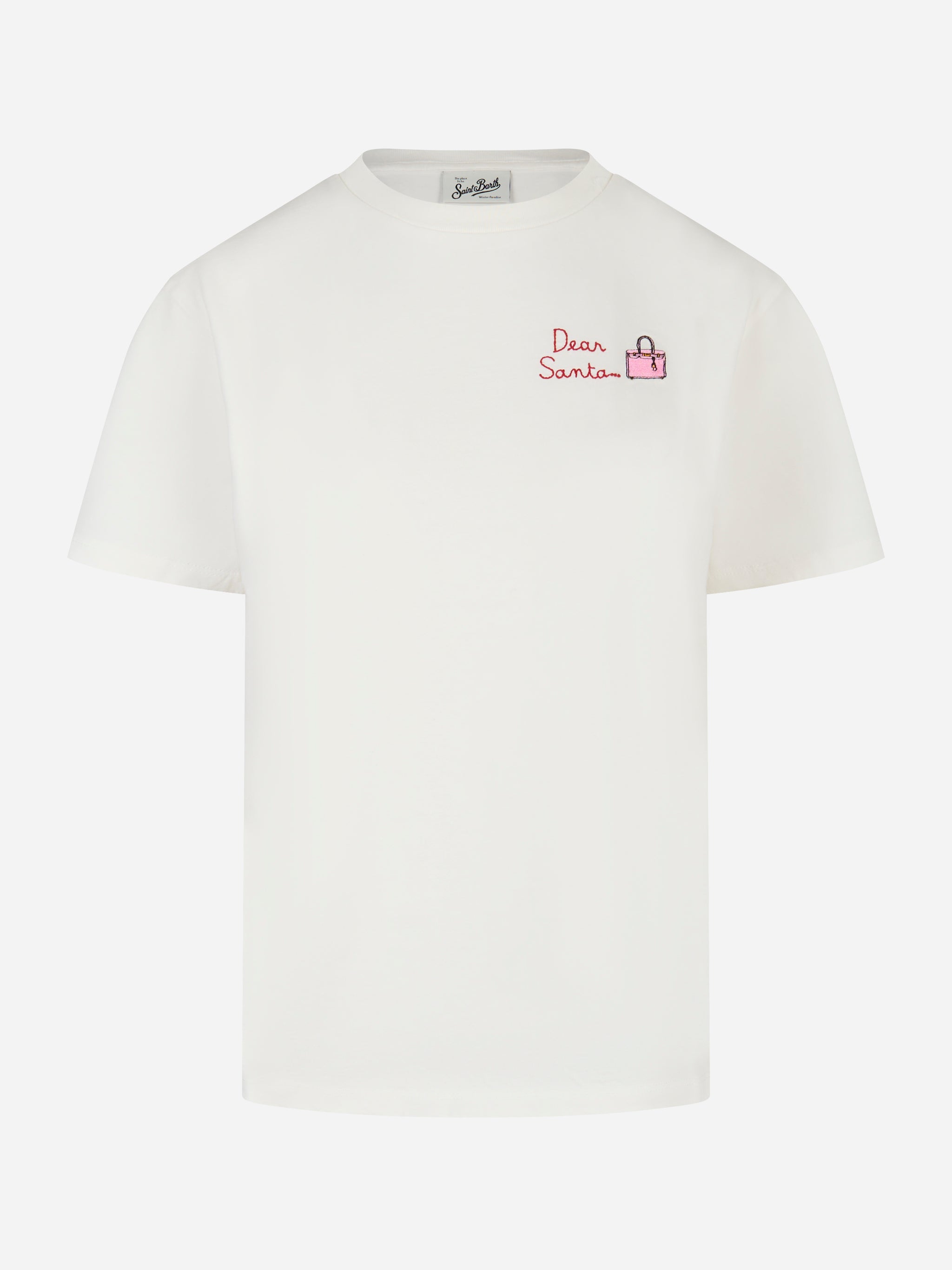 T-shirt Emilie Dear Santa Bianca