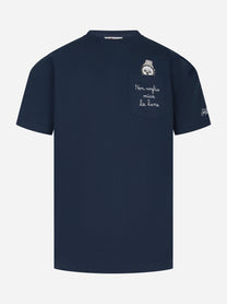 T-shirt girocollo Austin "Non voglkio mica la luna"