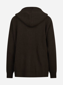 Cardigan oversized pescatore marrone