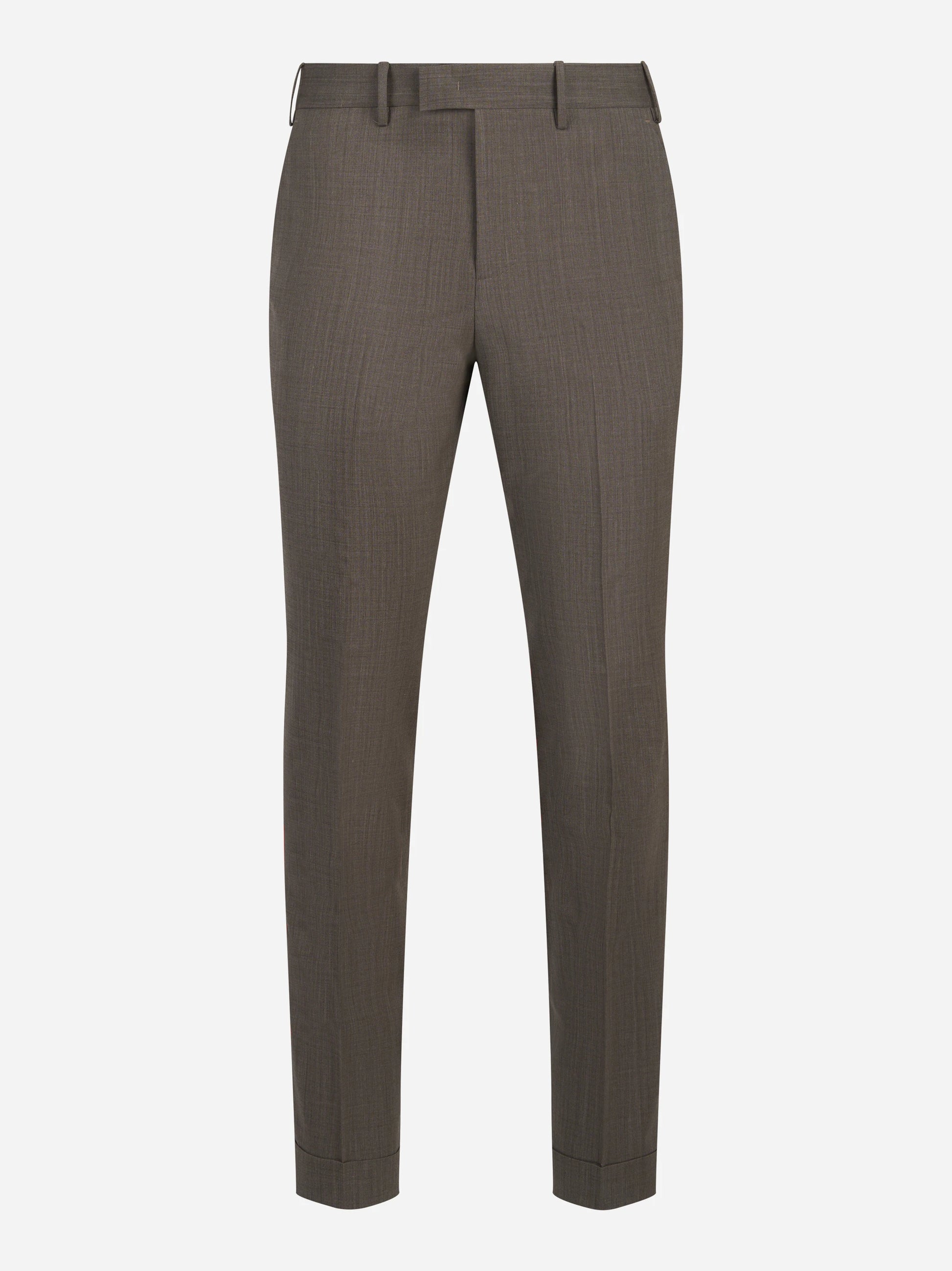 Pantalone Master in lana stretch beige