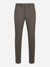 Pantalone Master in lana stretch beige