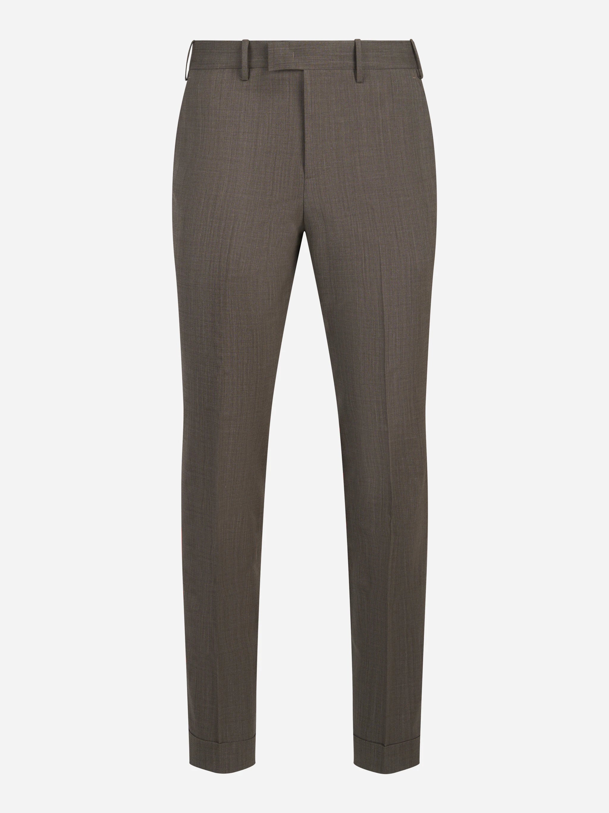 Pantalone Master in lana stretch beige