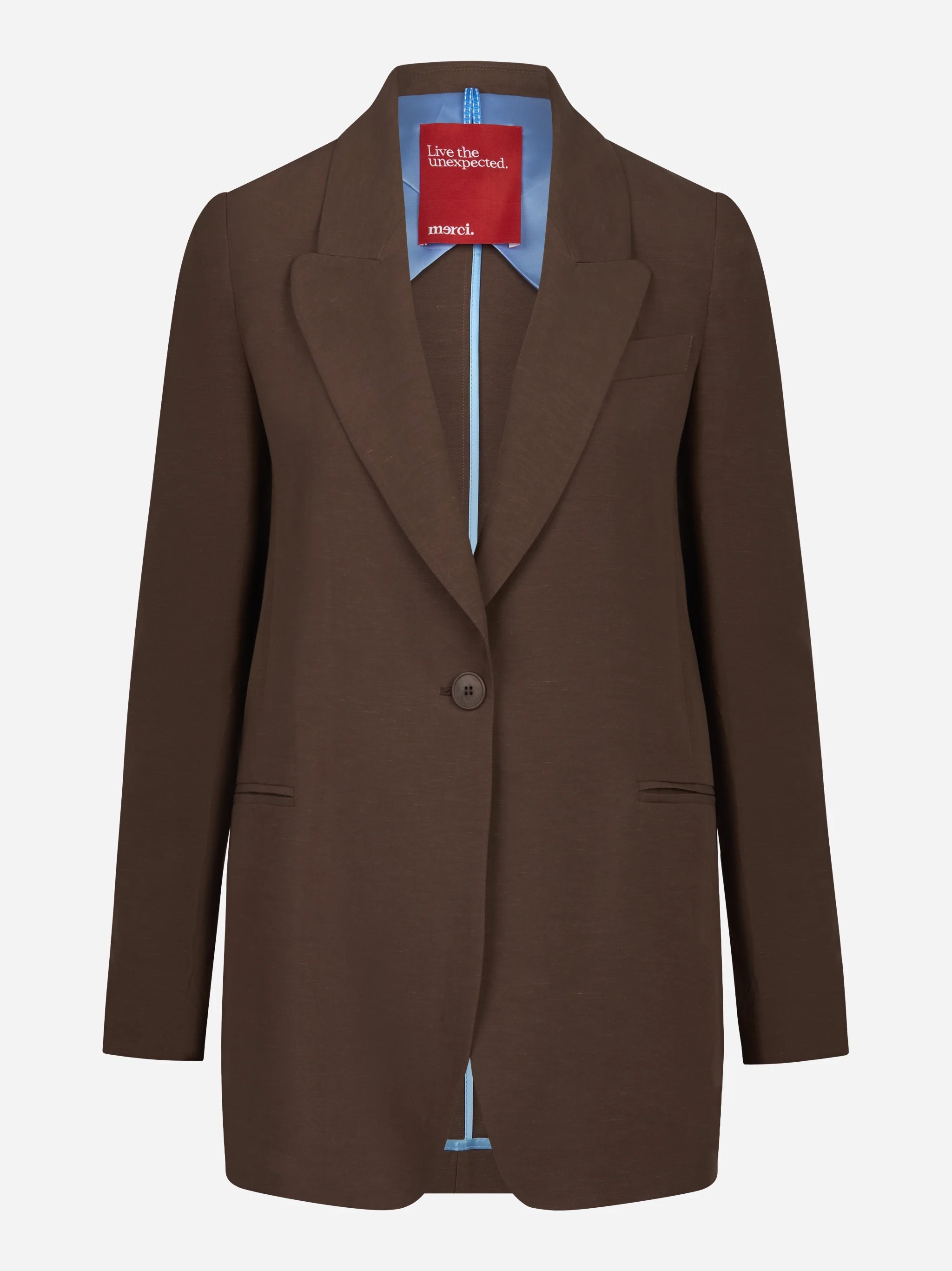 Blazer monopetto marrone