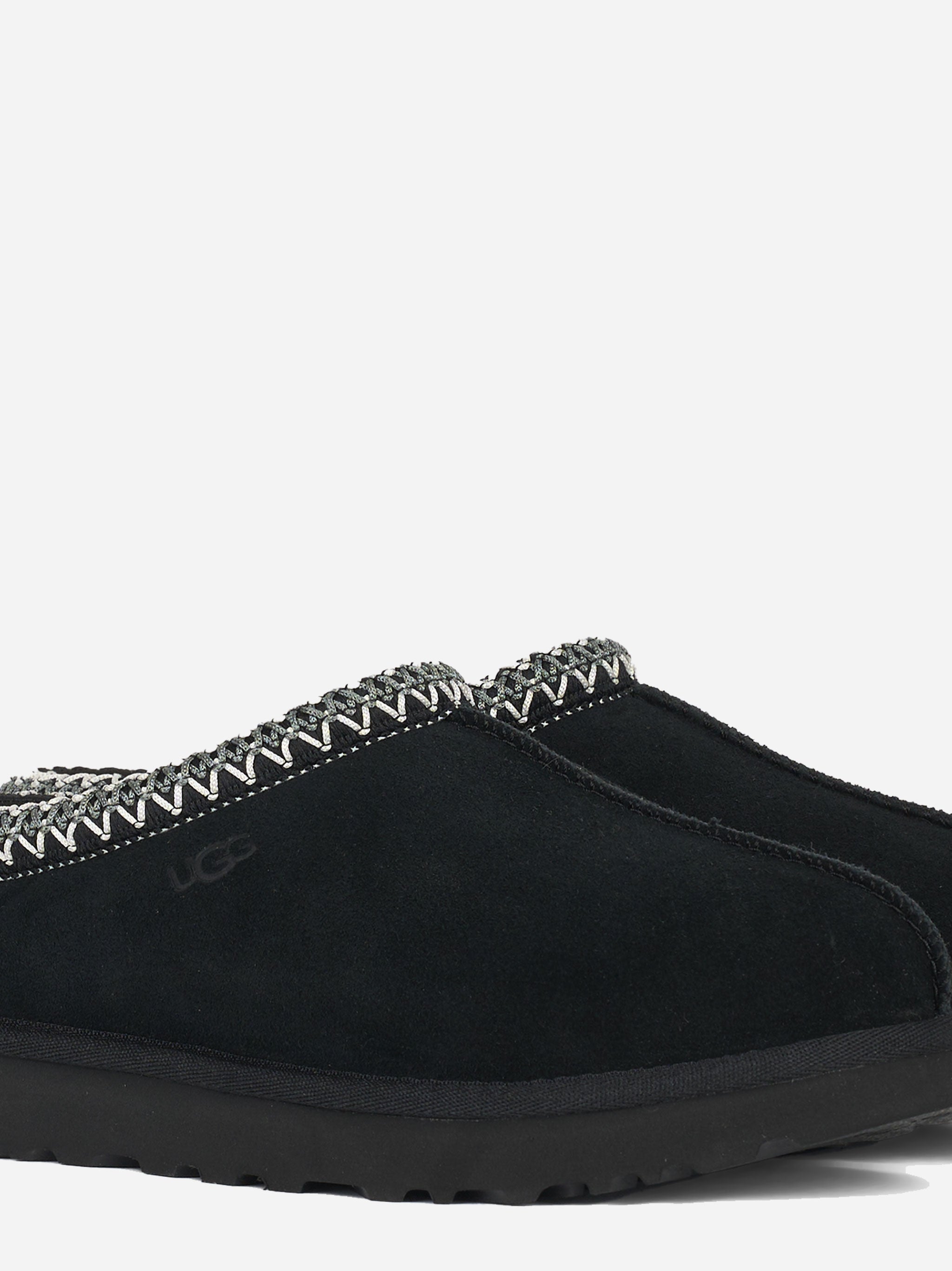 Ciabatta Tasman in suede Nero