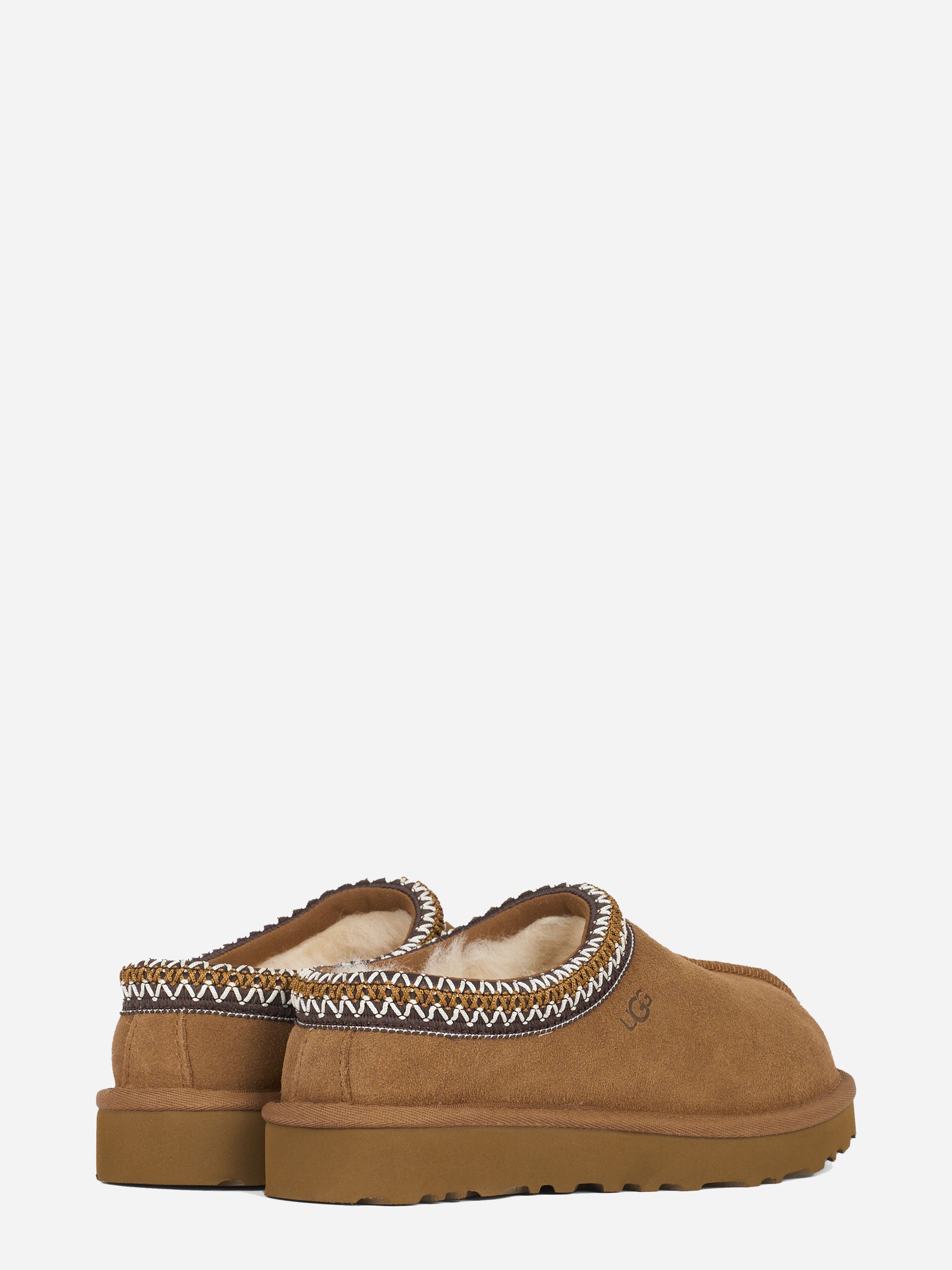 Ciabatta Tasman in suede Chestnut