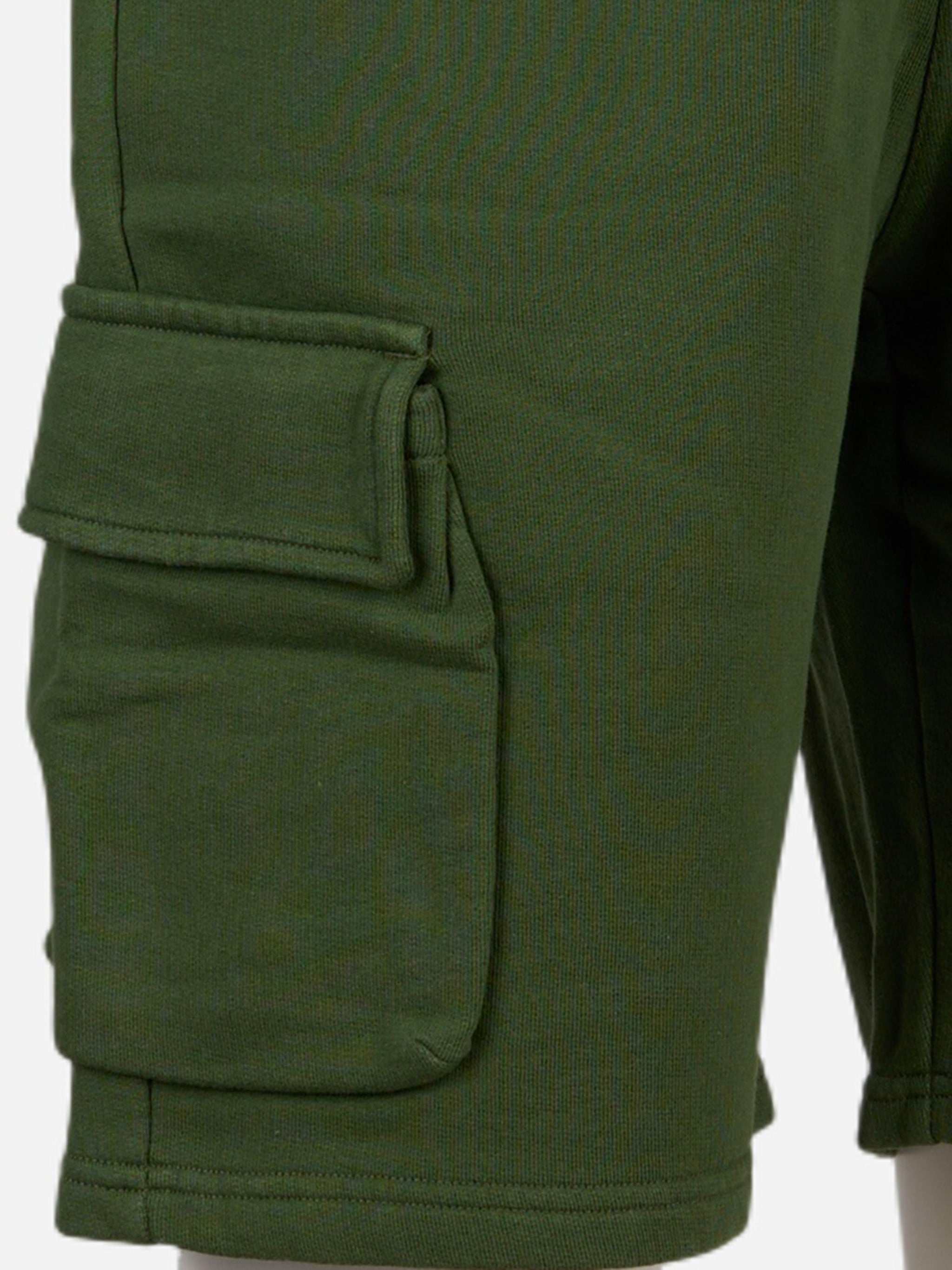 Shorts cargo Cargy in jersey di cotone Verde