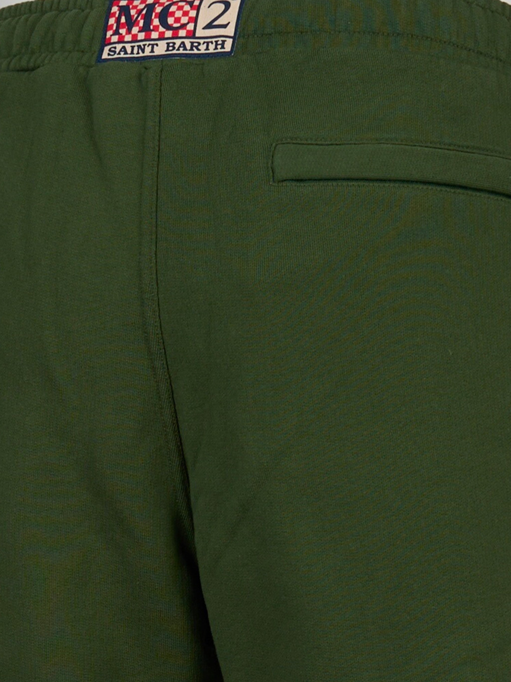 Shorts cargo Cargy in jersey di cotone Verde
