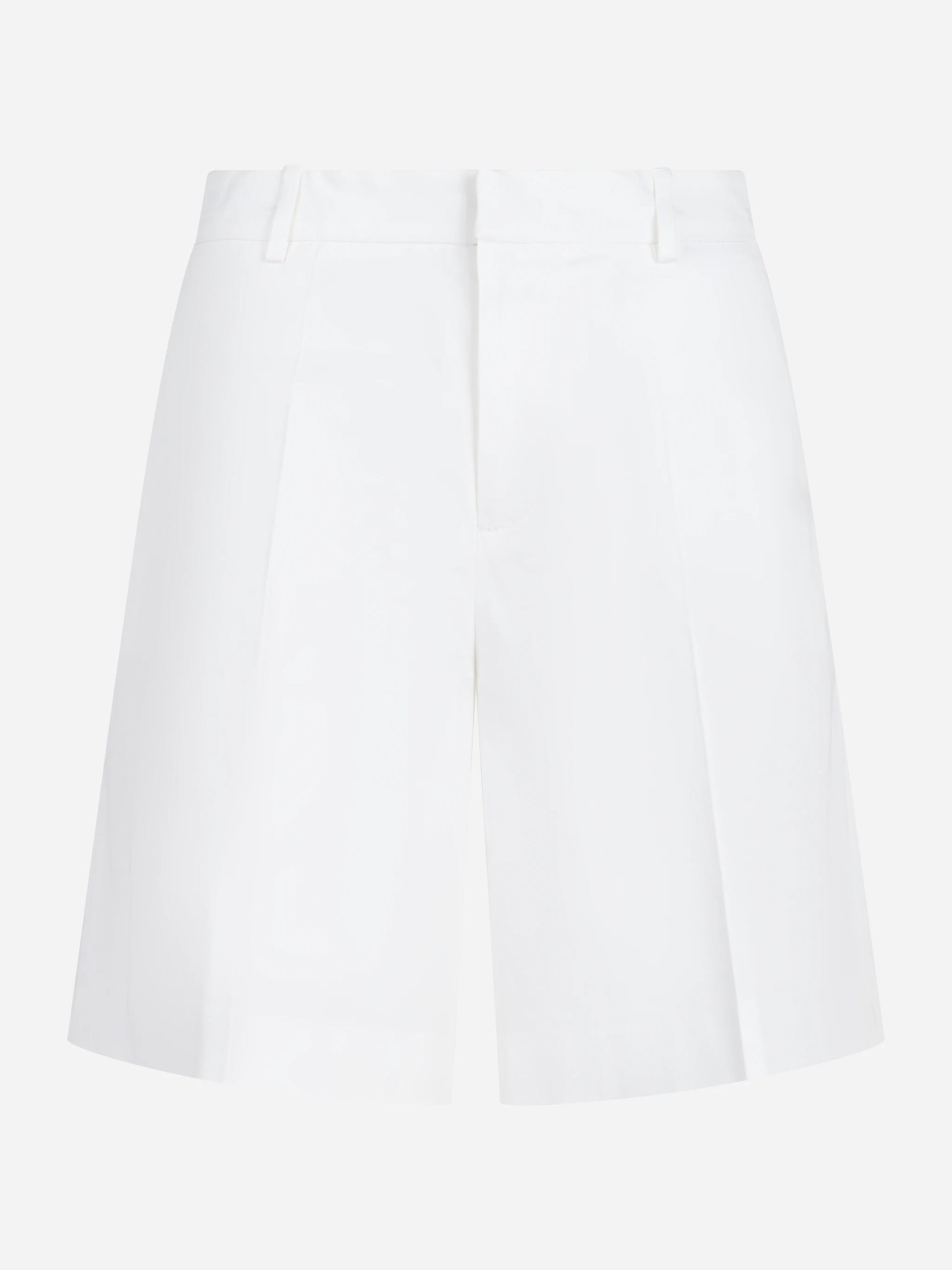 Shorts Olivia in cotone stretch bianco