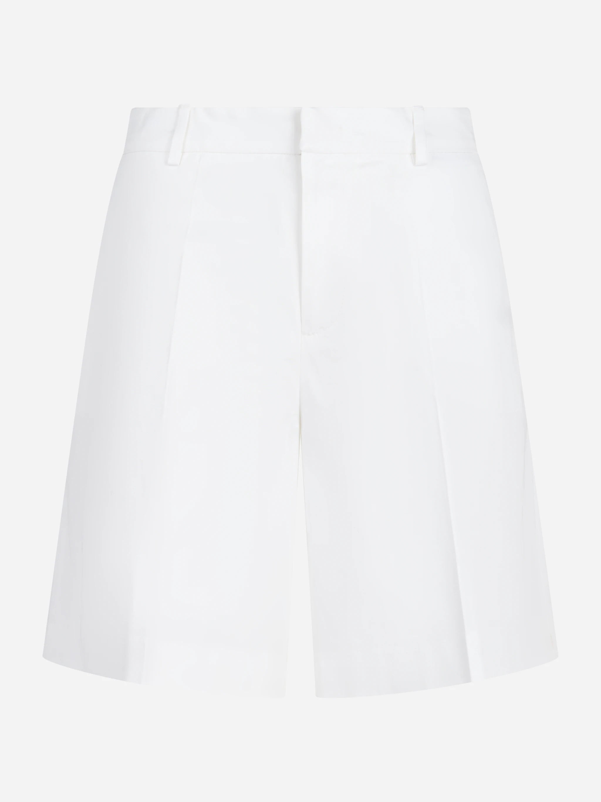 Shorts Olivia in cotone stretch bianco