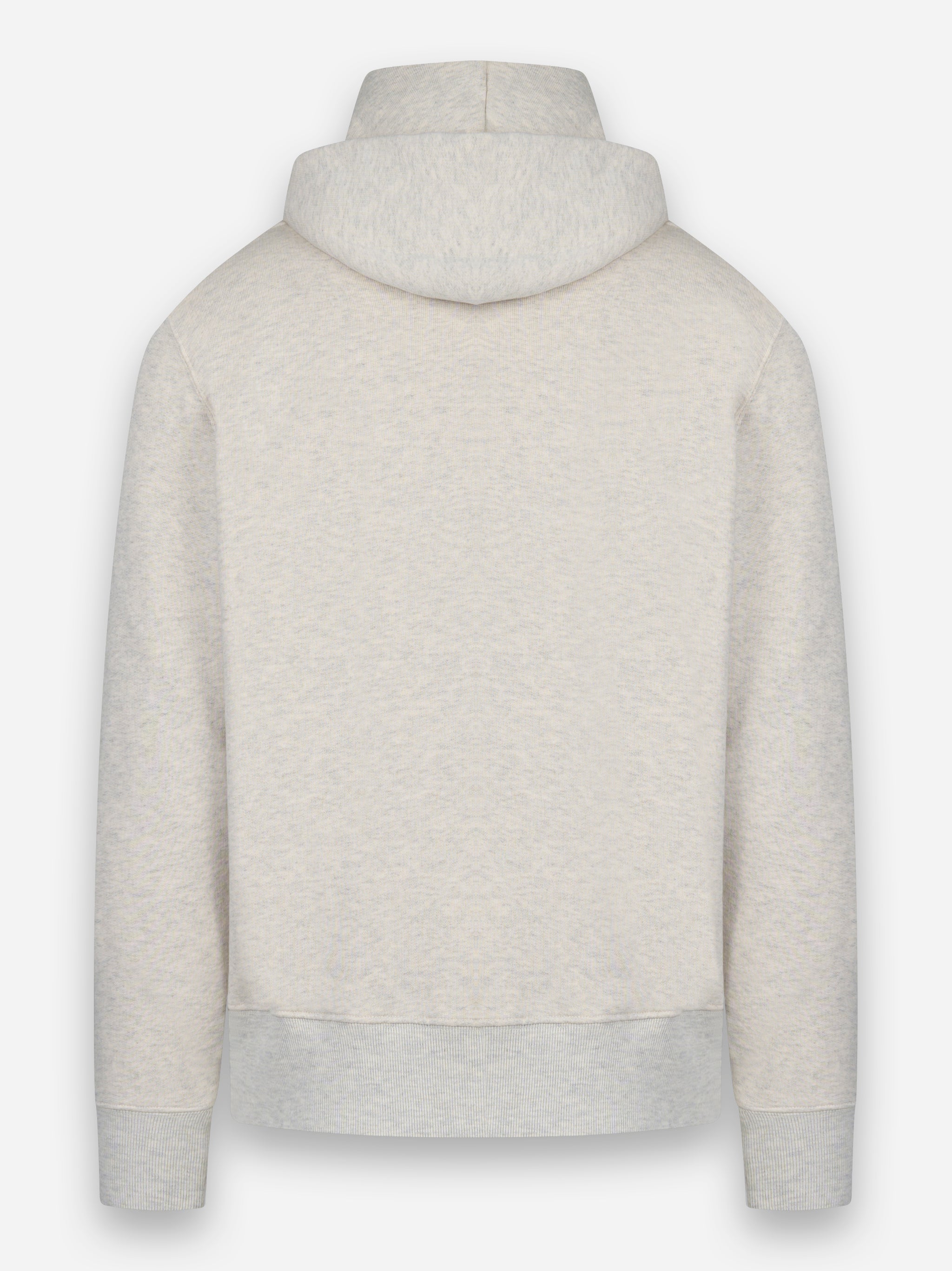 Hoodie con logo ricamato Grigio