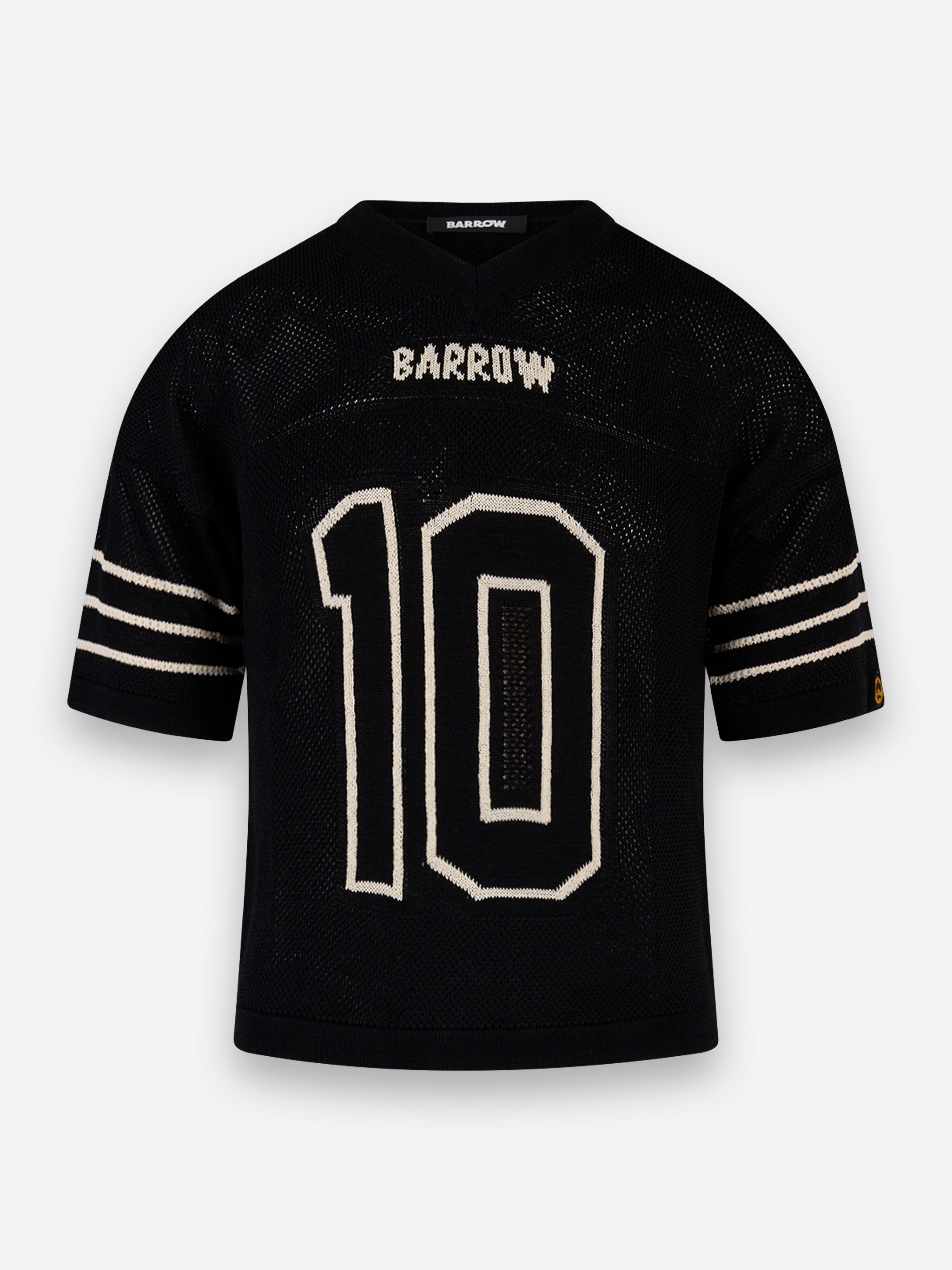 T-shirt in maglia Nero