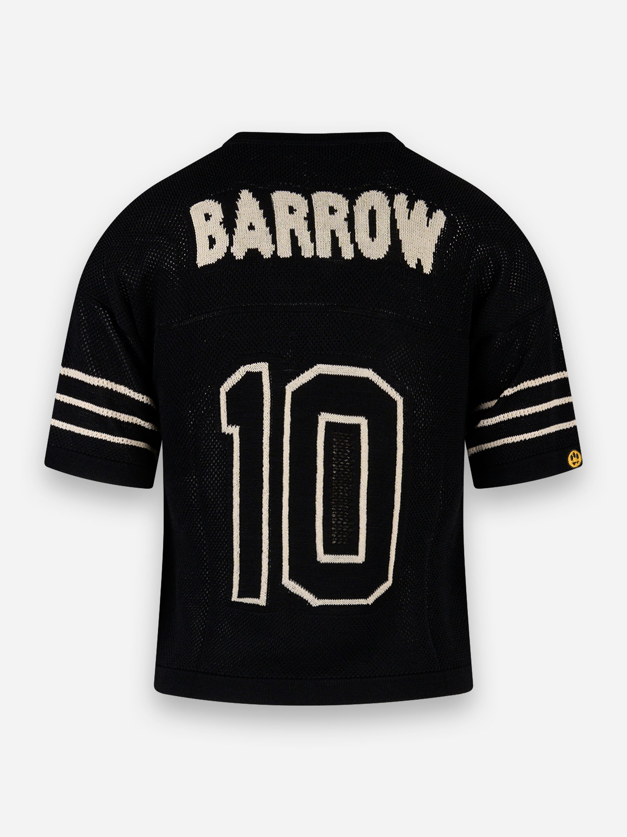 T-shirt in maglia Nero