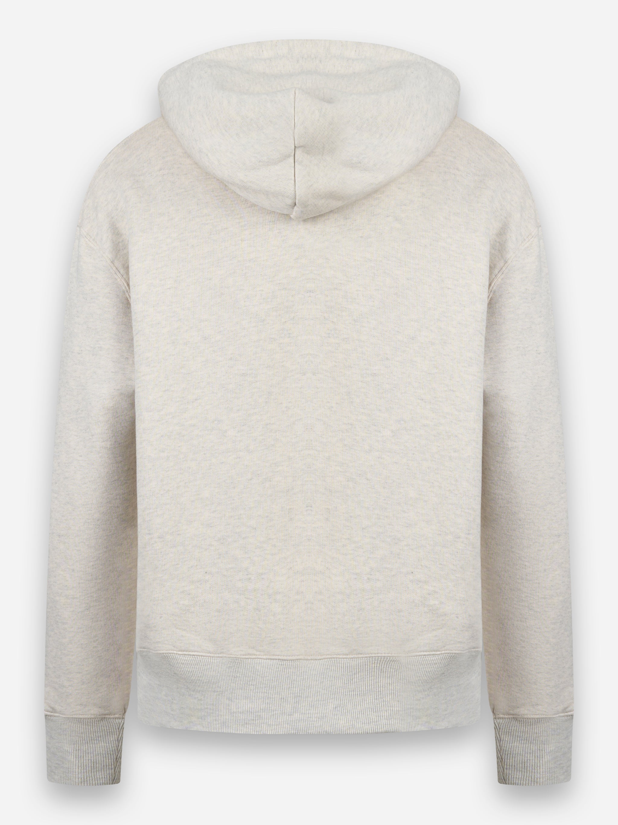Hoodie con logo ricamato Grigio