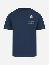 T-shirt Connor My Reseller is Different Blu