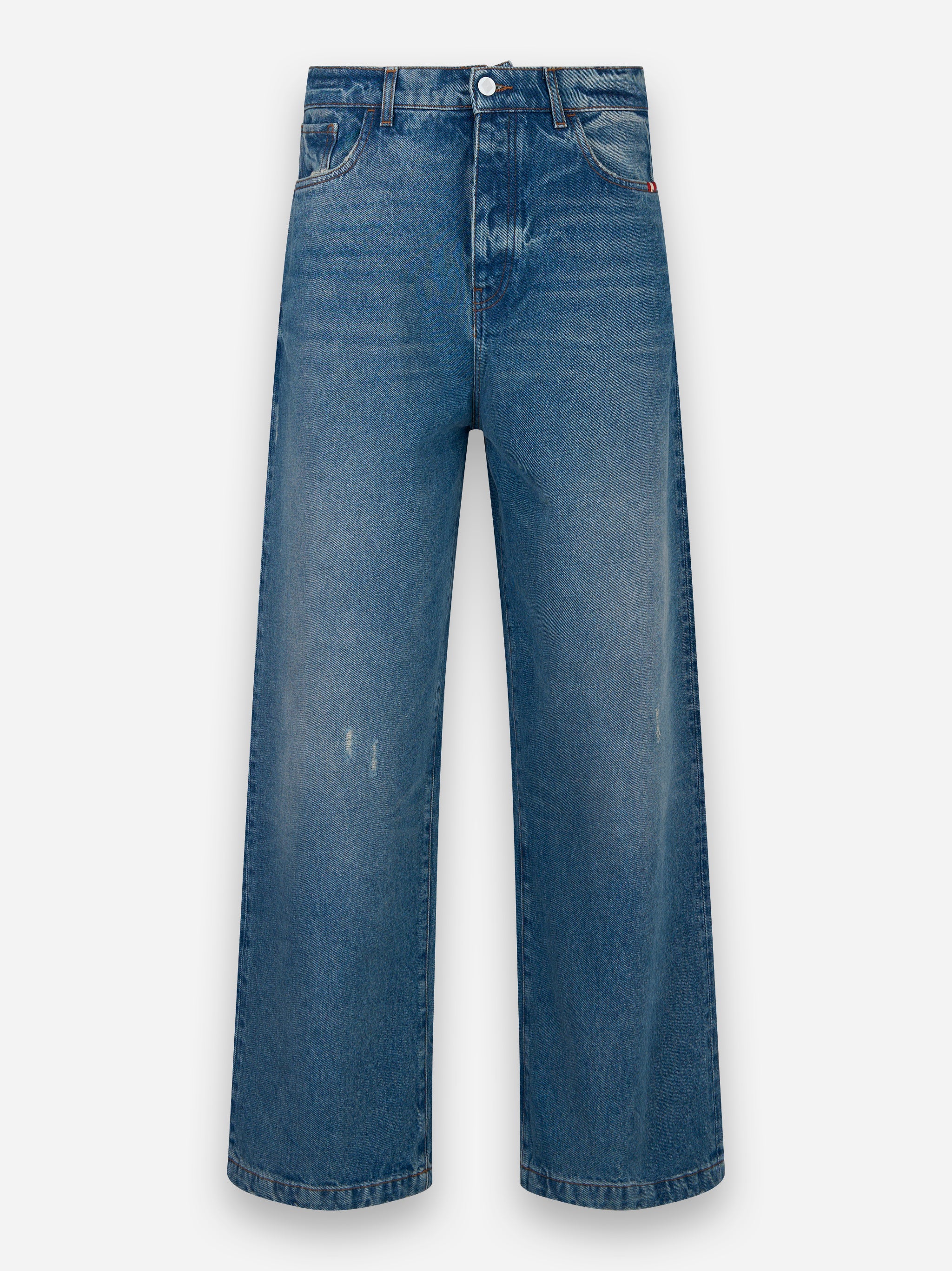 Jeans loose fit Wide Blu