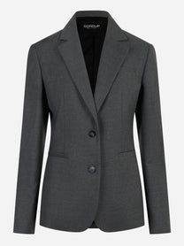 Blazer doppiopetto verde con bottoni gioiello Verde