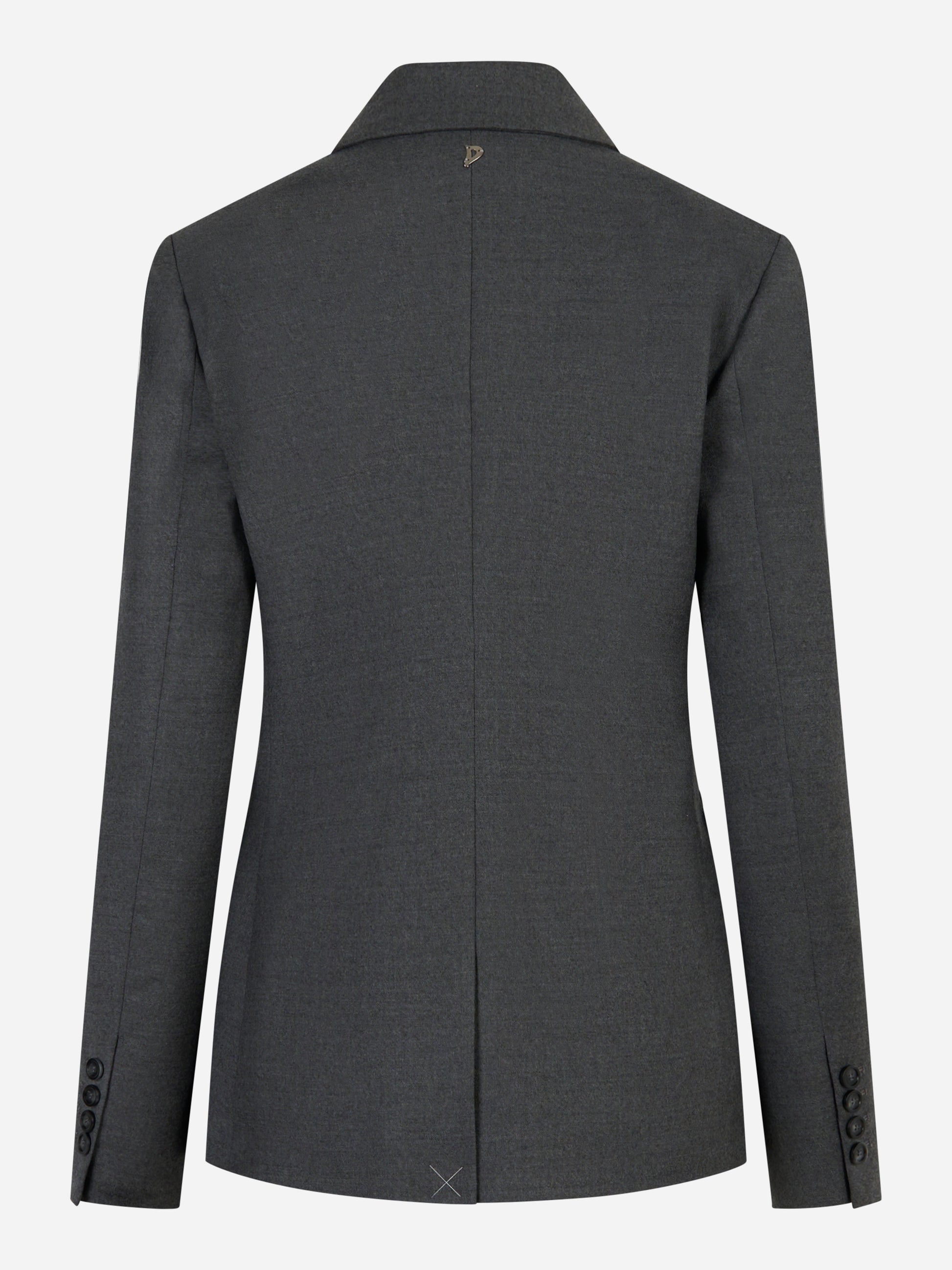Blazer doppiopetto verde con bottoni gioiello Verde