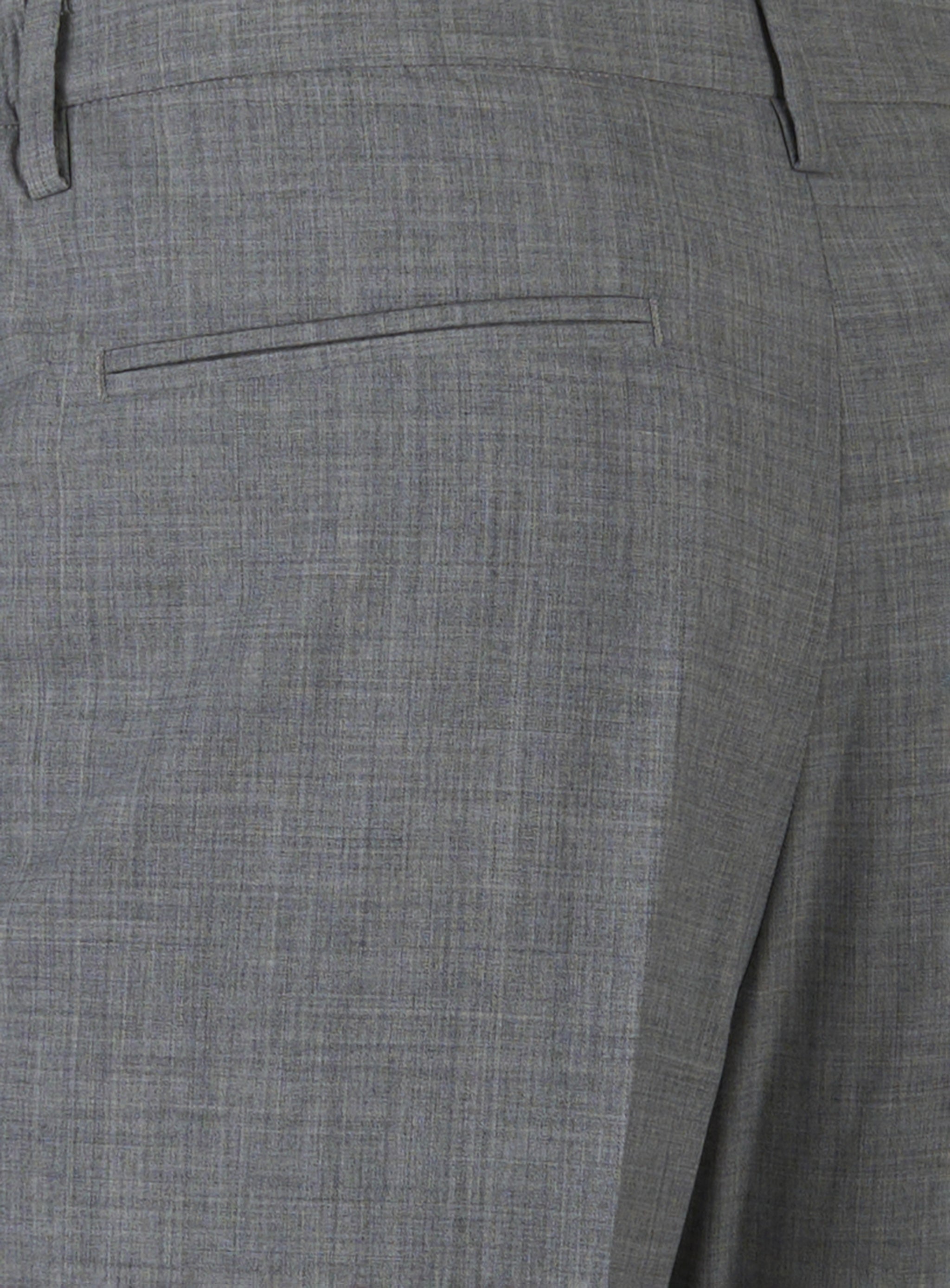 Pantalone con elastico in vita in fresco lana Grigio