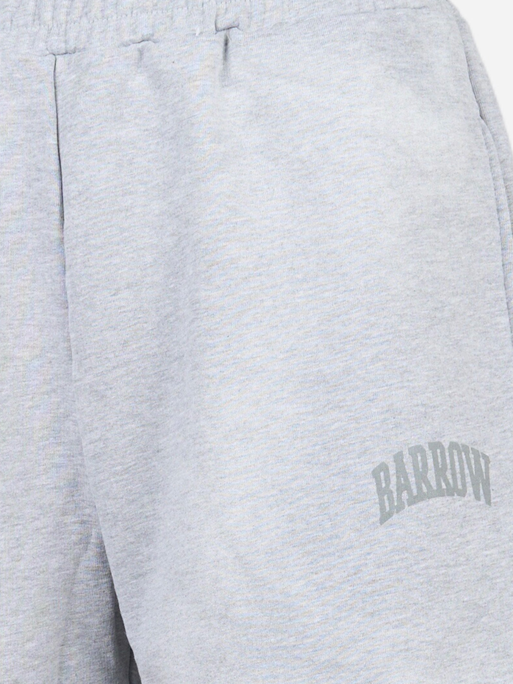 Shorts in jersey con logo Grigio