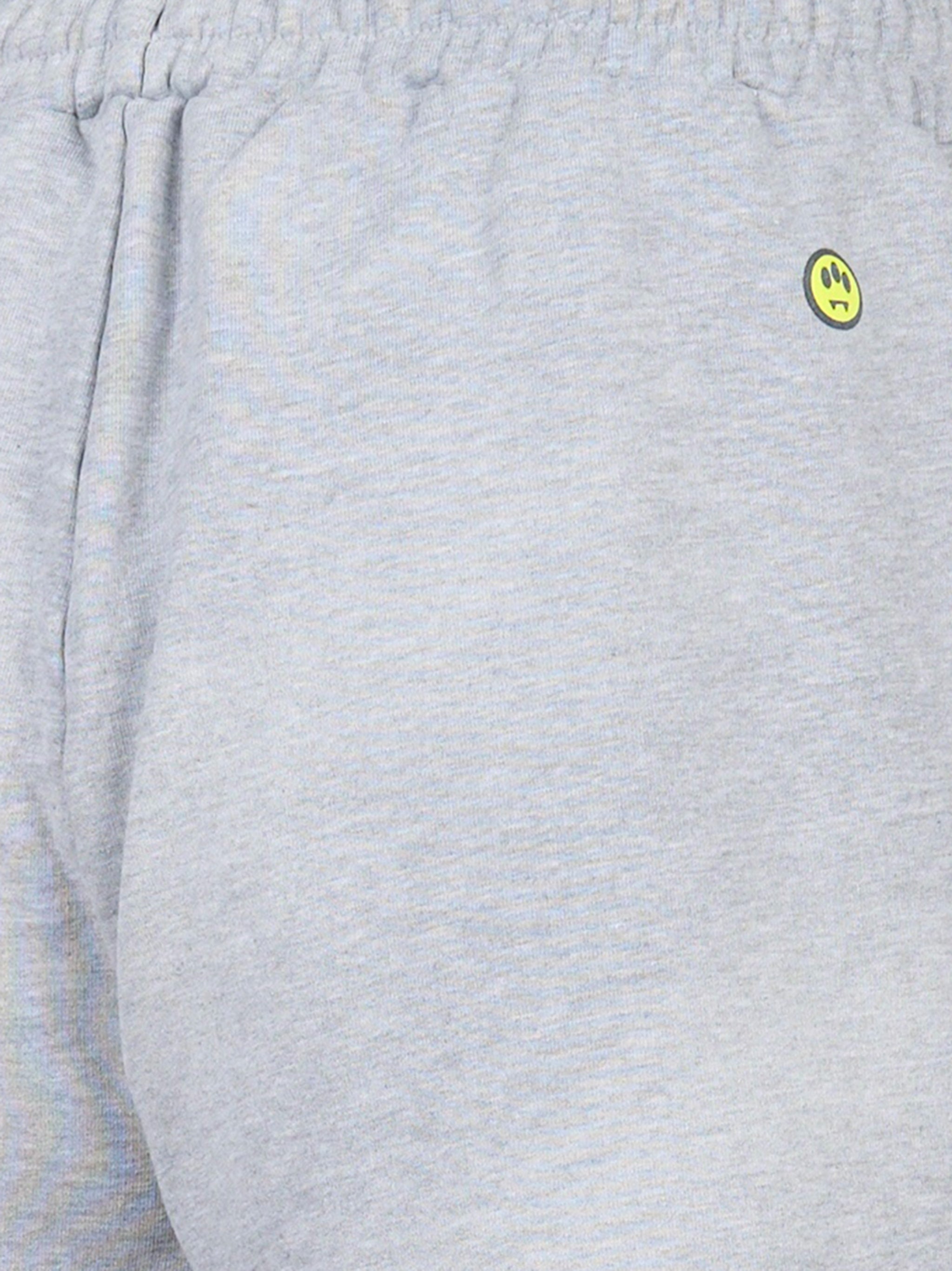 Shorts in jersey con logo Grigio