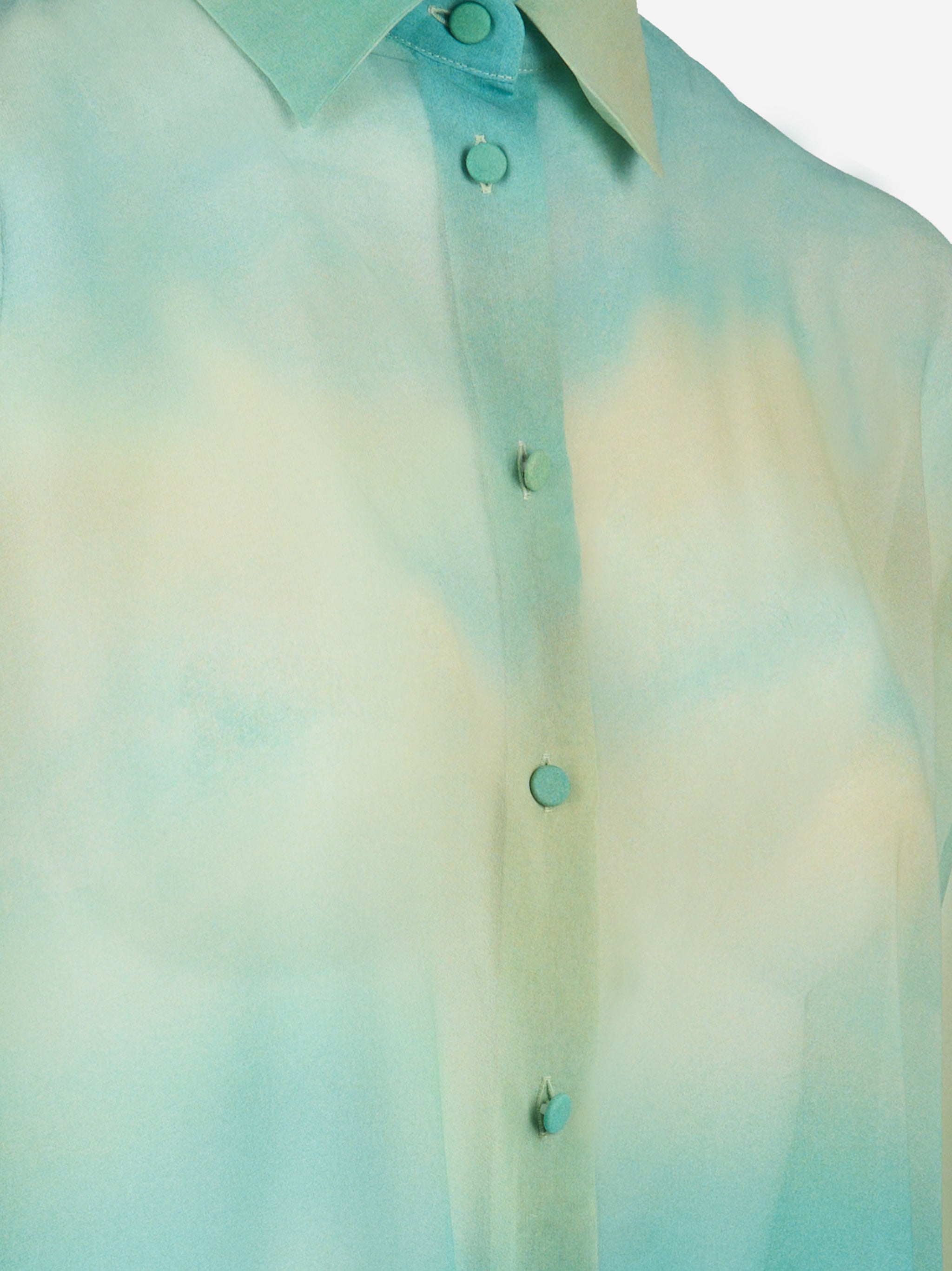 Camicia in seta Verde