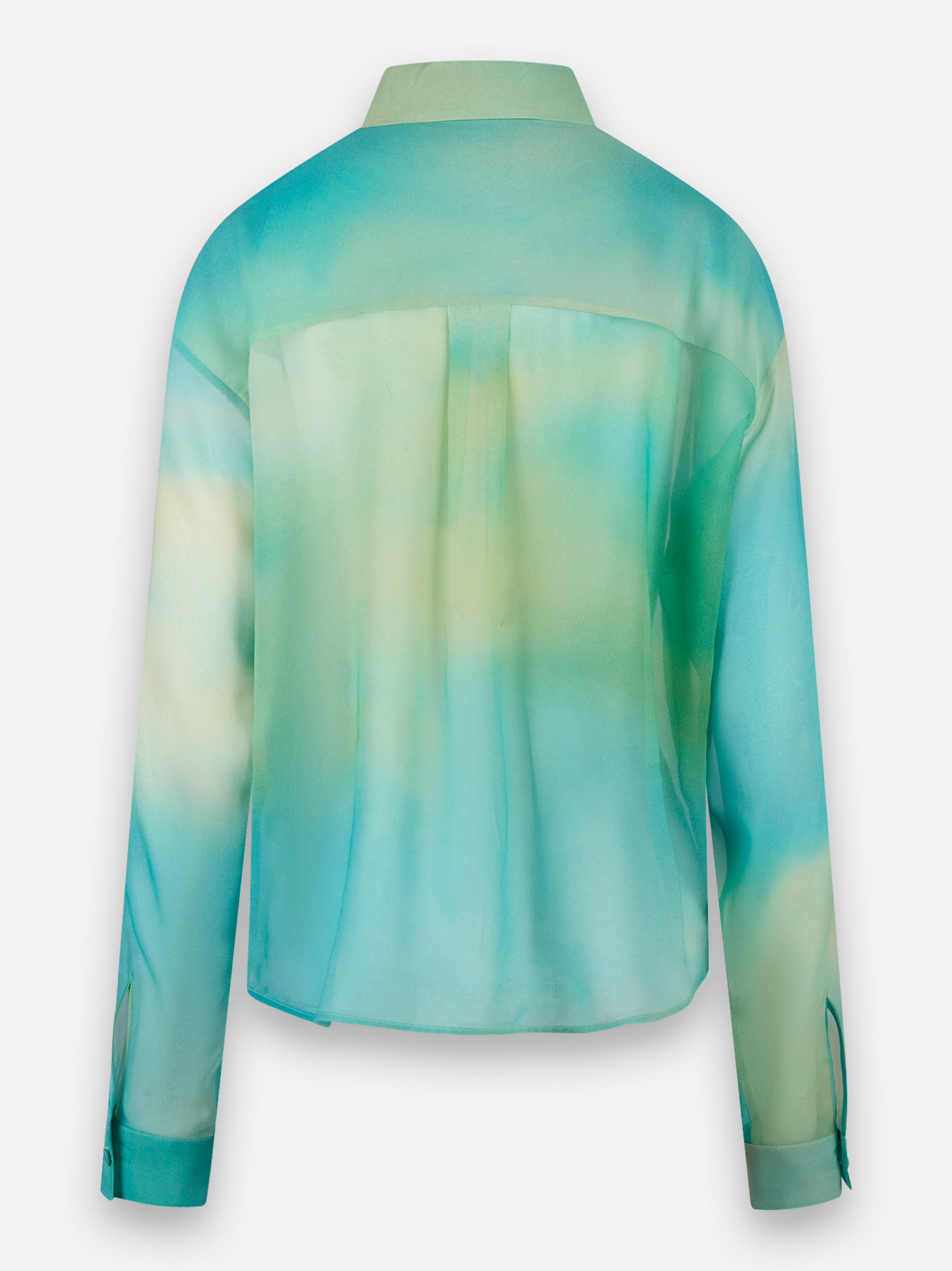Camicia in seta Verde