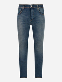 Jeans Reggae slim fit in denim stretch Blu