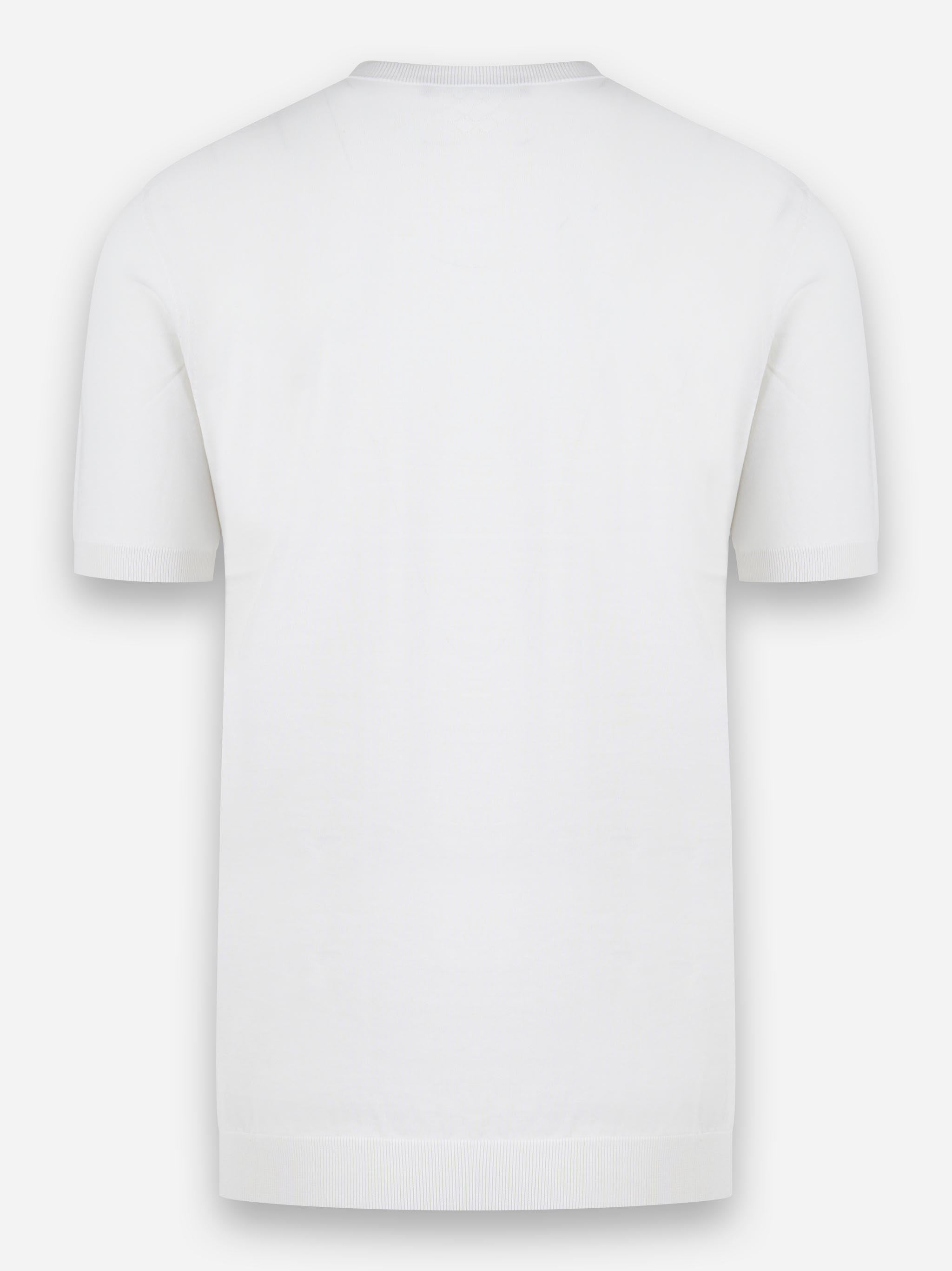 T-shirt manica corta in cotone Bianco