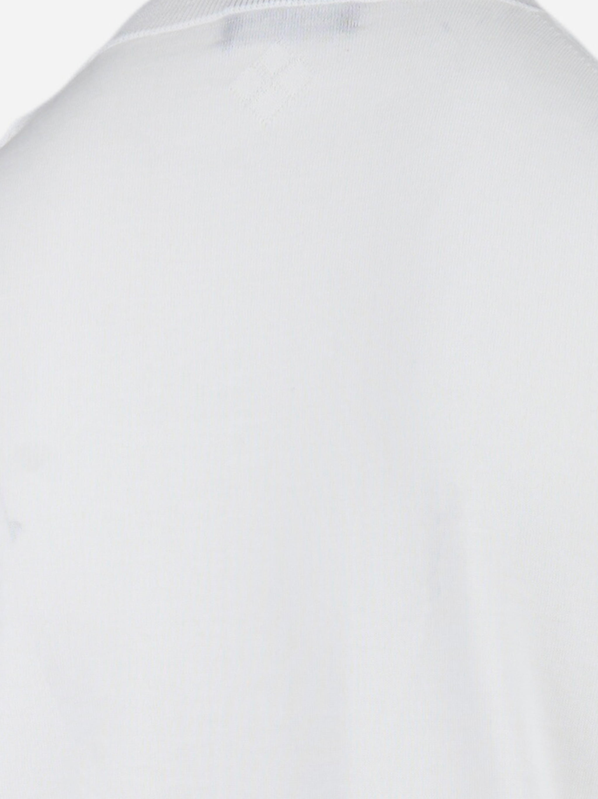 T-shirt manica corta in cotone Bianco