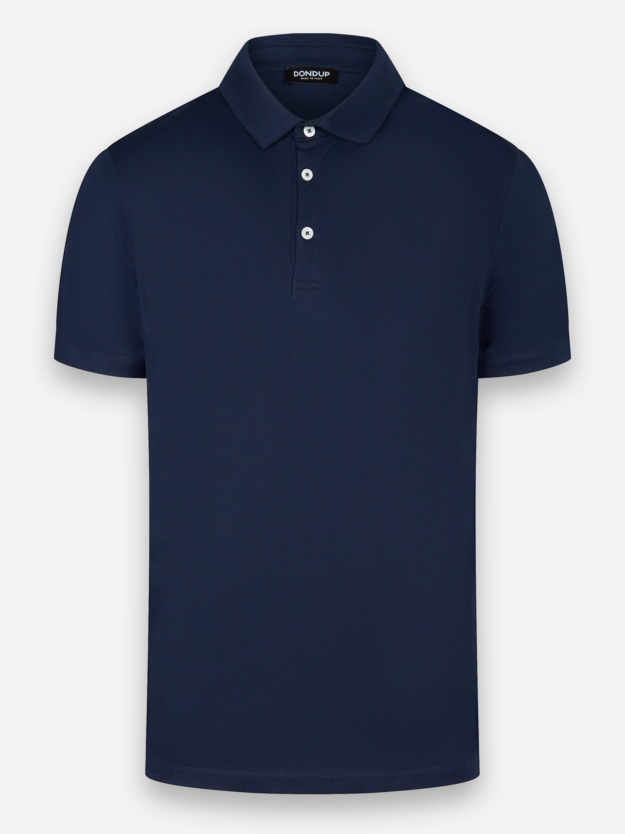 Polo manica corta in cotone Blu