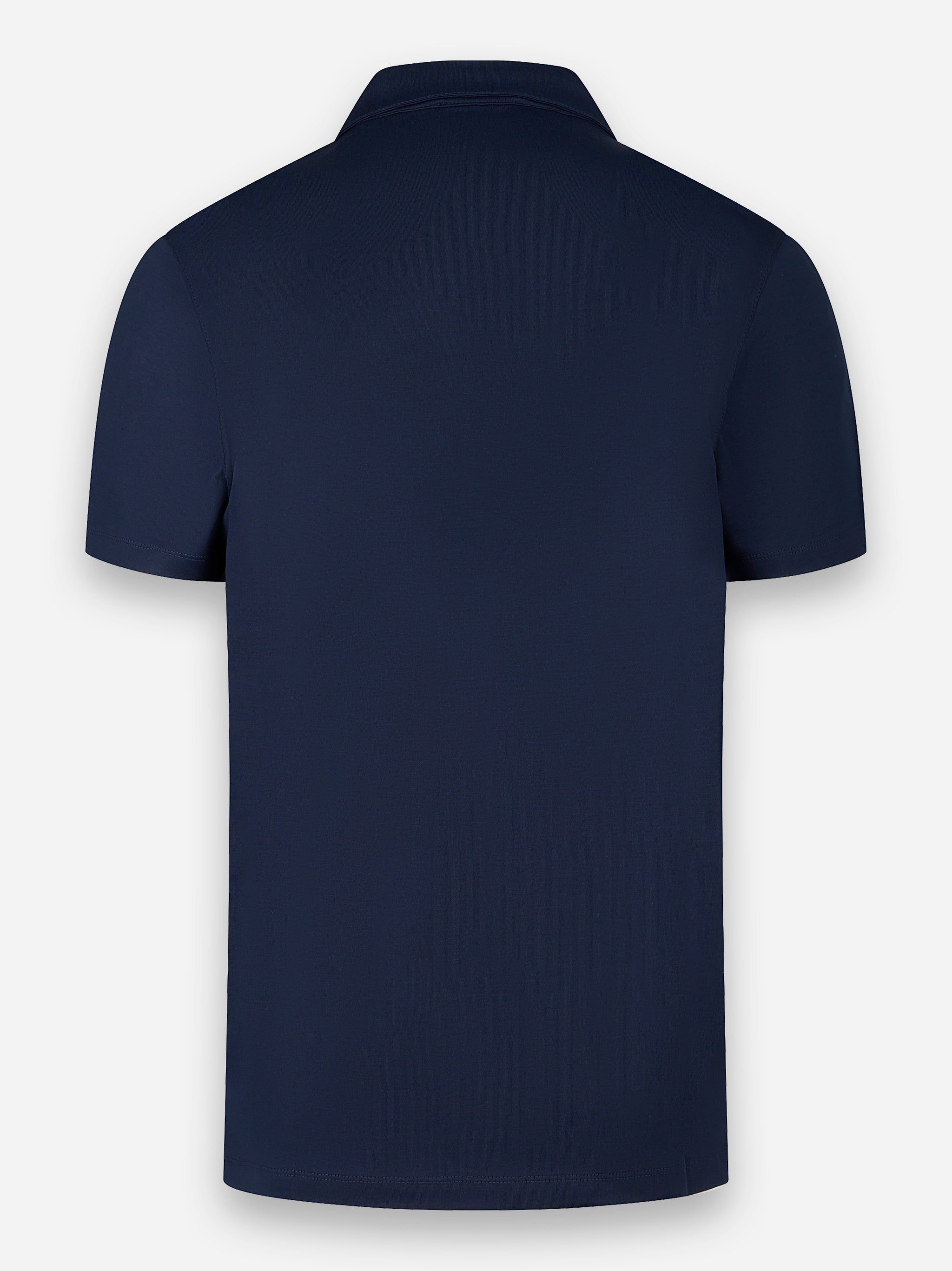 Polo manica corta in cotone Blu