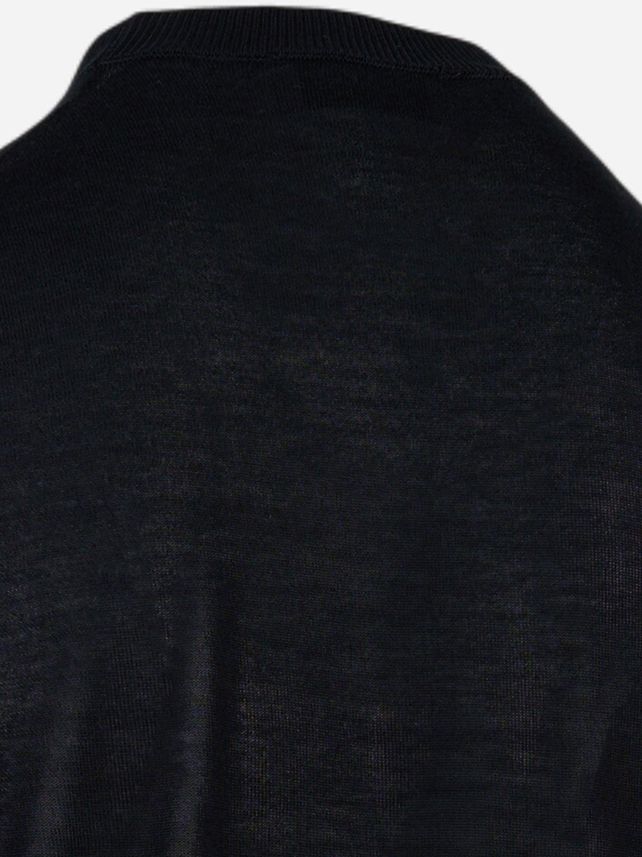 T-shirt manica corta in viscosa Nero