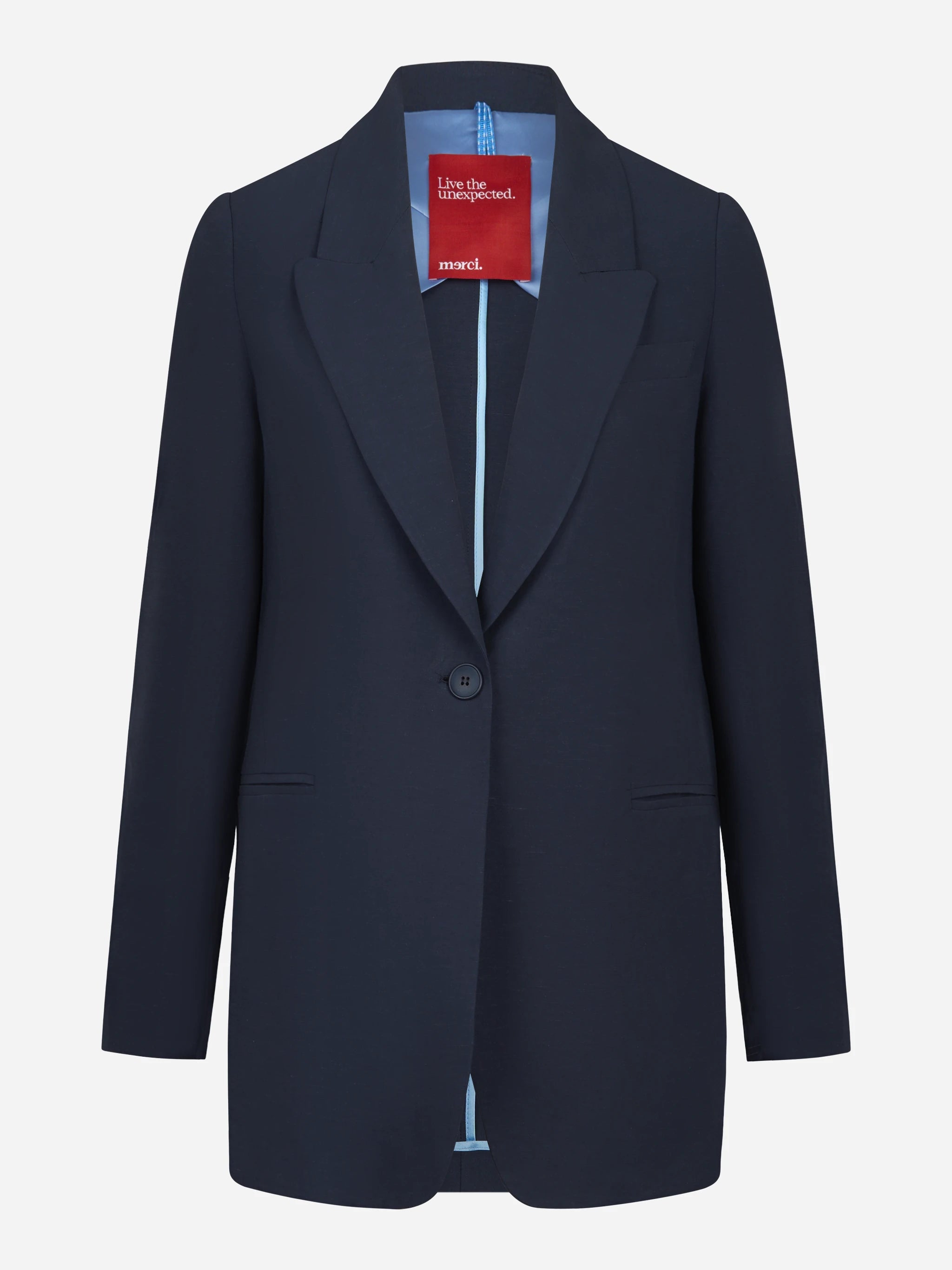 Blazer monopetto blu