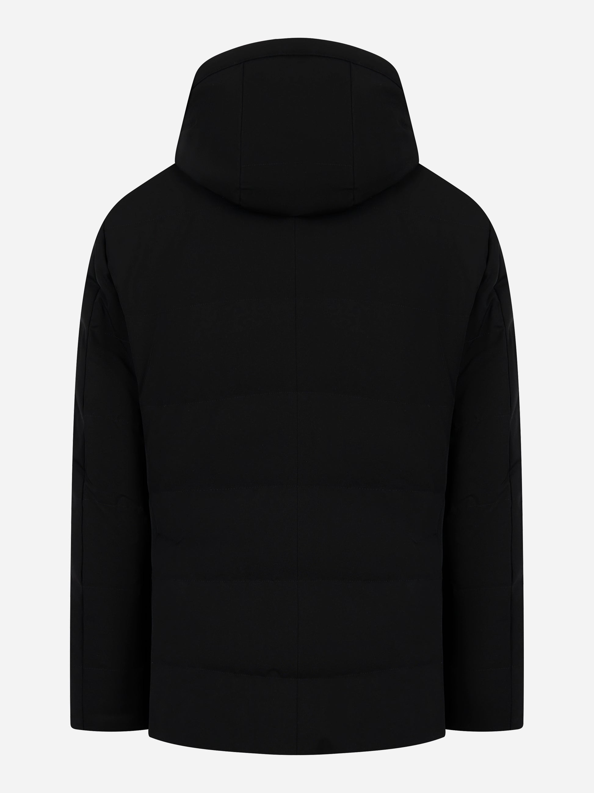Giacca tecnica in nylon con imbottitura interna Nera