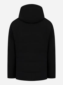 Giacca tecnica in nylon con imbottitura interna Nera