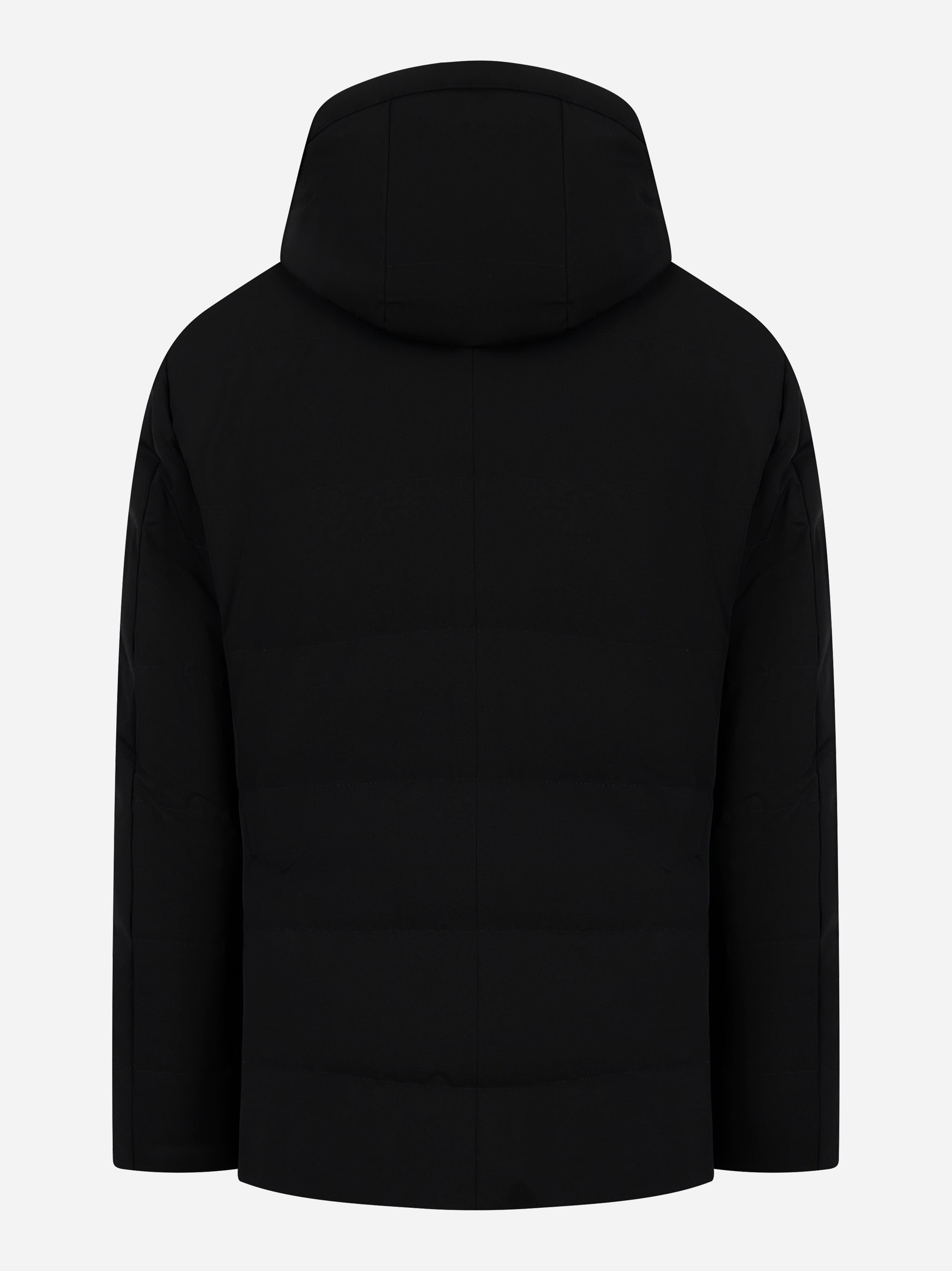 Giacca tecnica in nylon con imbottitura interna Nera